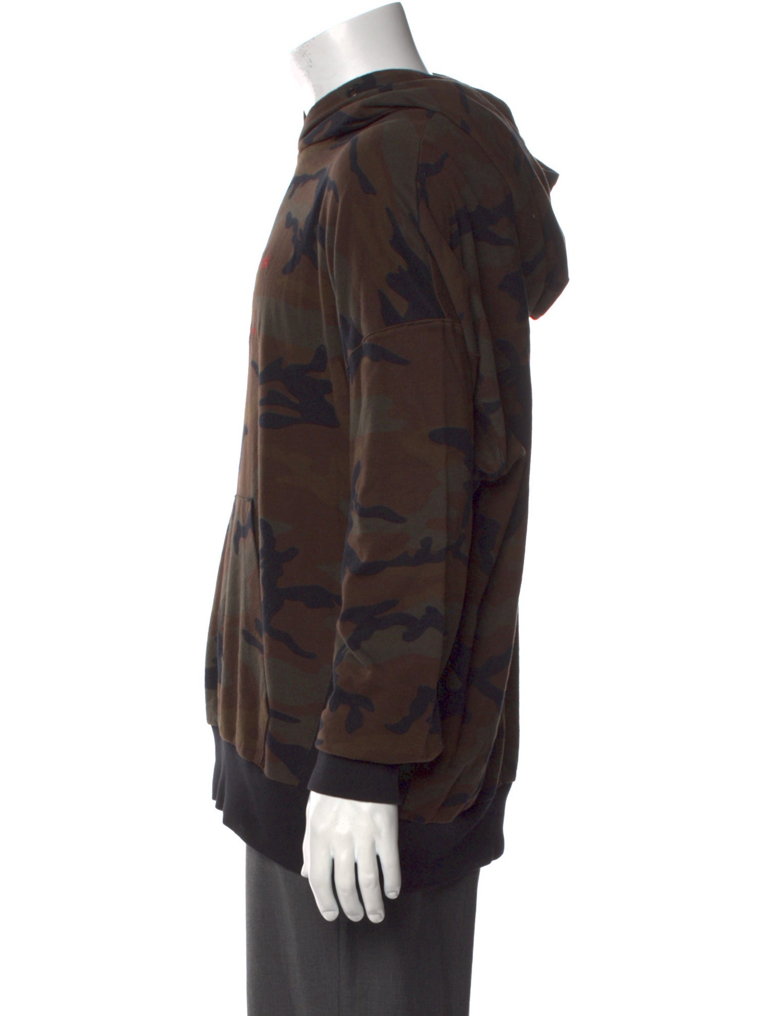 Daniel Patrick Printed Crew Neck Hoodie