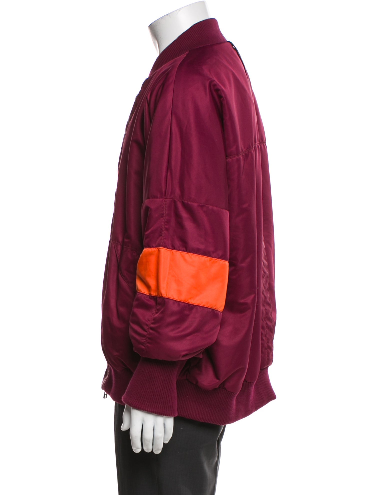 Daniel Patrick Colorblock Pattern Bomber Jacket