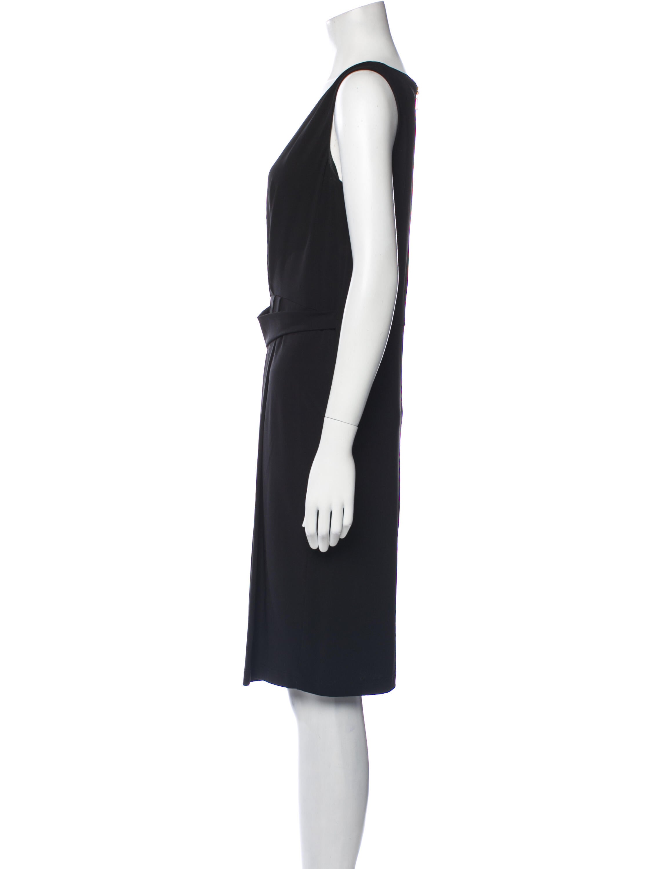 Gerard Darel Scoop Neck Knee-Length Dress