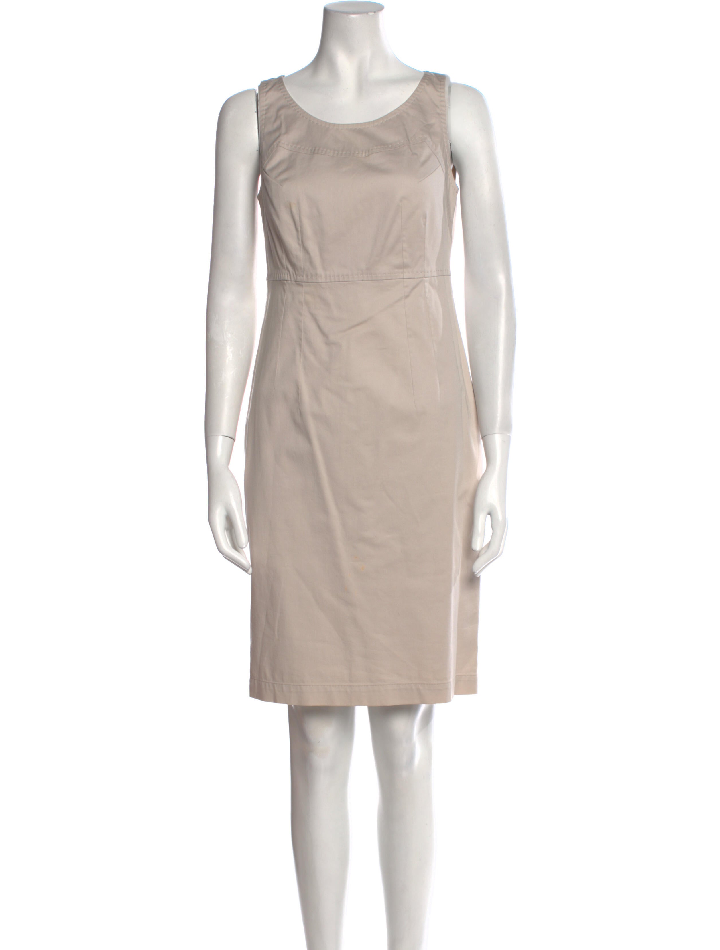 Gerard Darel Scoop Neck Mini Dress