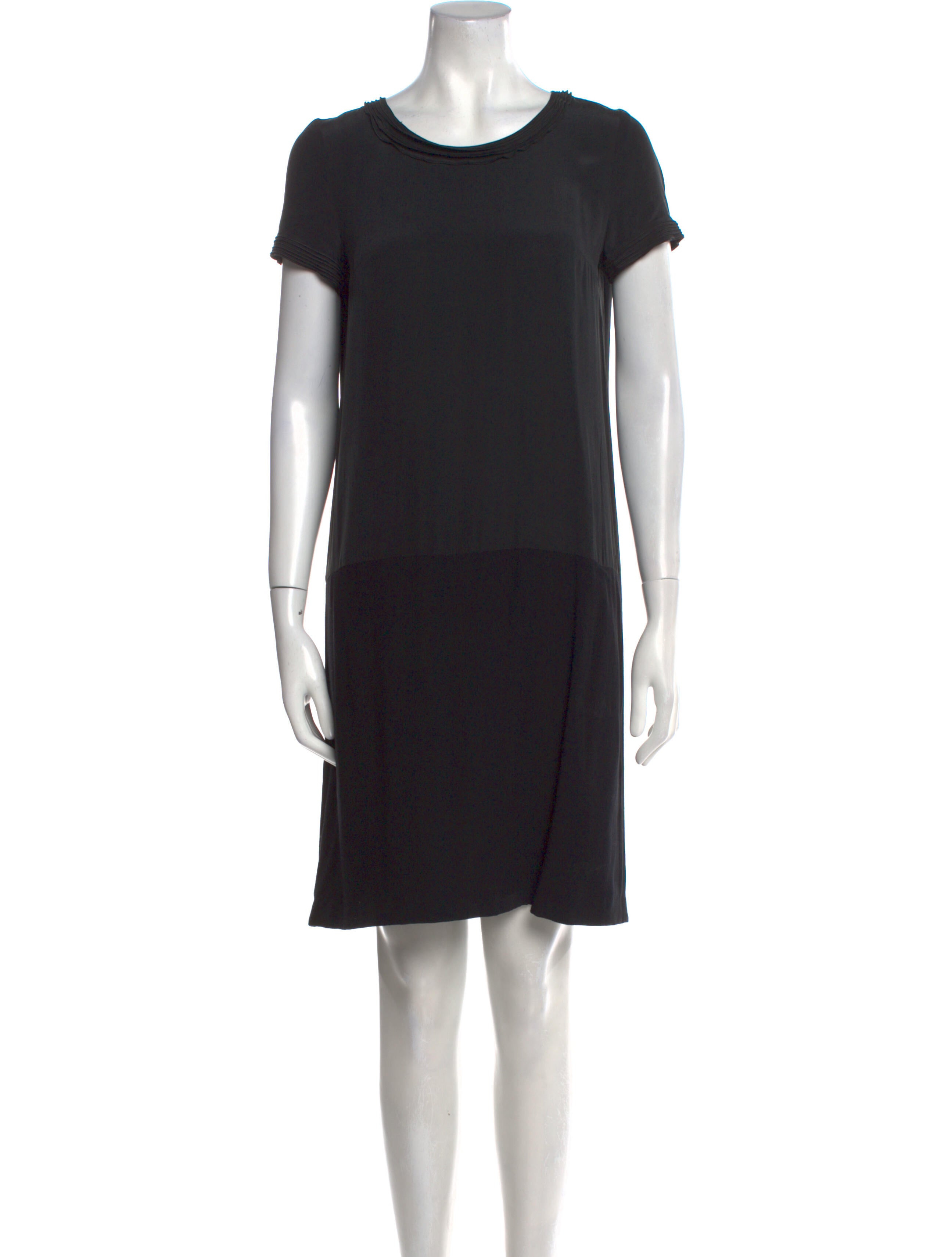 Gerard Darel Scoop Neck Mini Dress