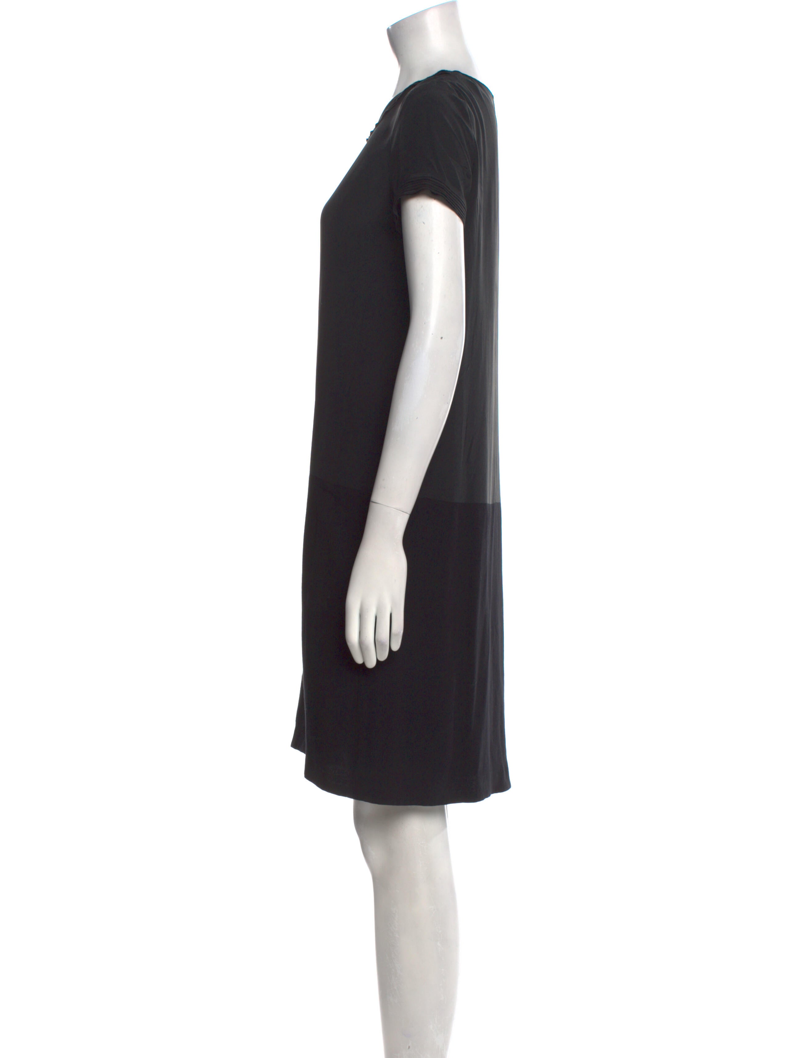 Gerard Darel Scoop Neck Mini Dress