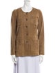 Gerard Darel Goat Leather Utility Jacket