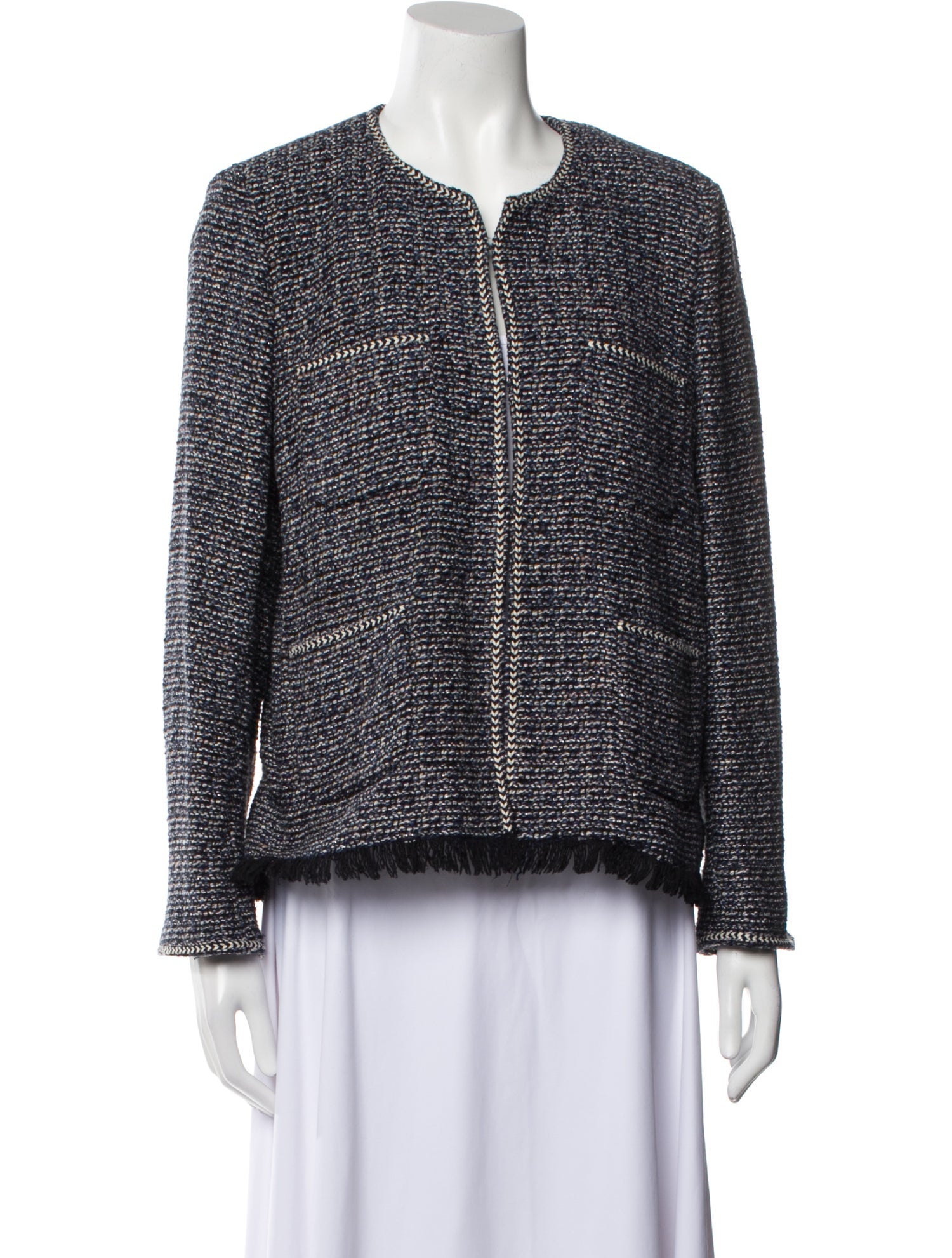 Gerard Darel Tweed Pattern Jacket