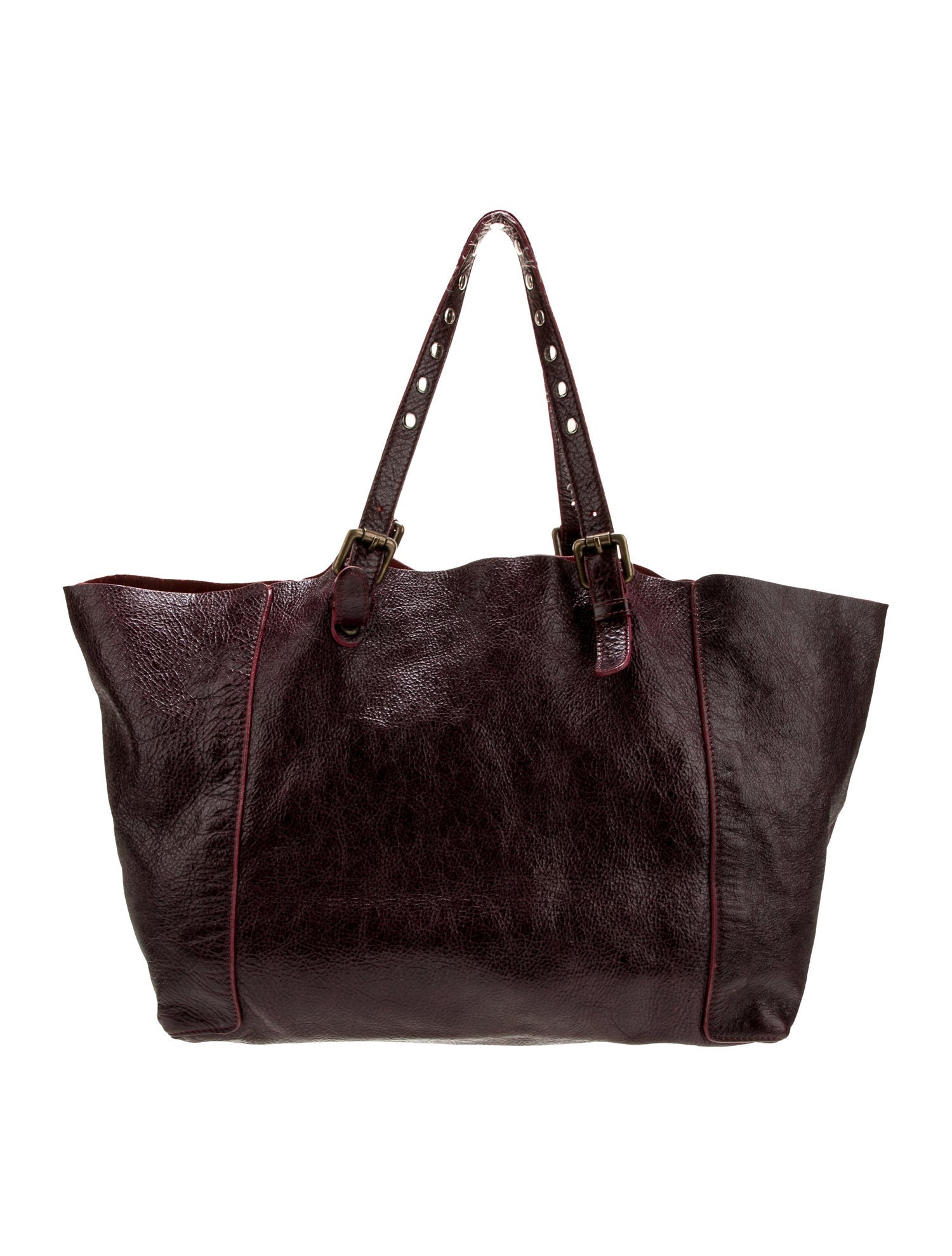 Gerard Darel Leather Shoulder Bag Purple Shoulder Bags Handbags WDARL29377 The RealReal
