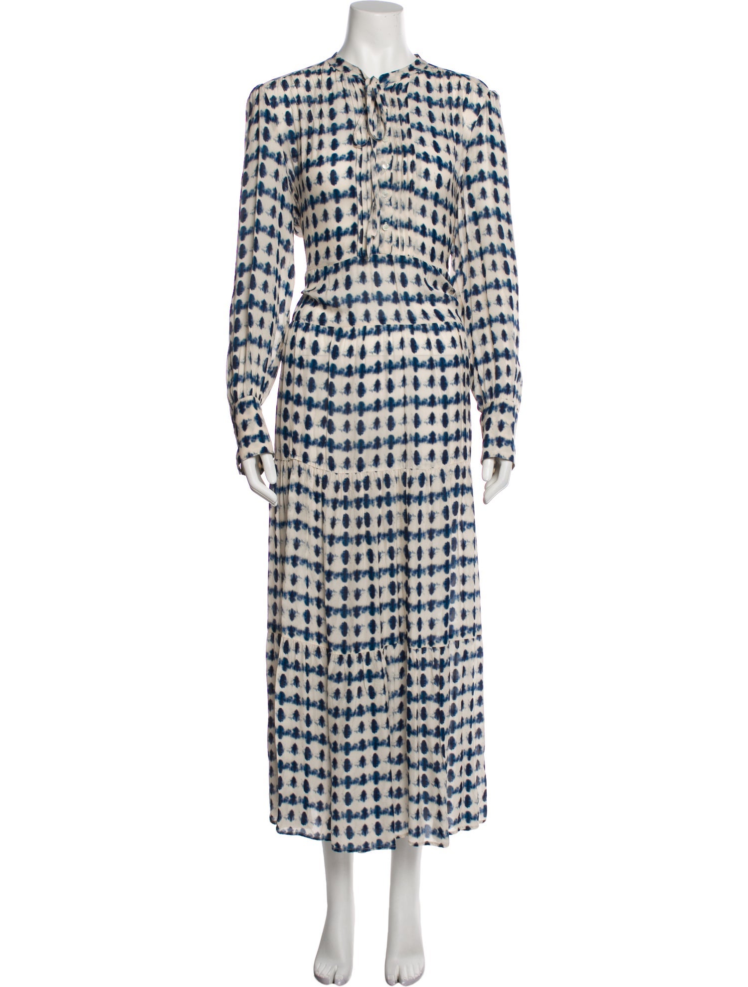 Gerard Darel Tie-Dye Print Long Dress