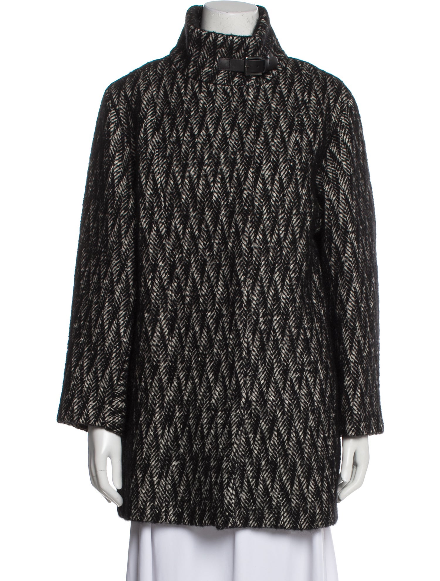 Gerard Darel Tweed Pattern Coat