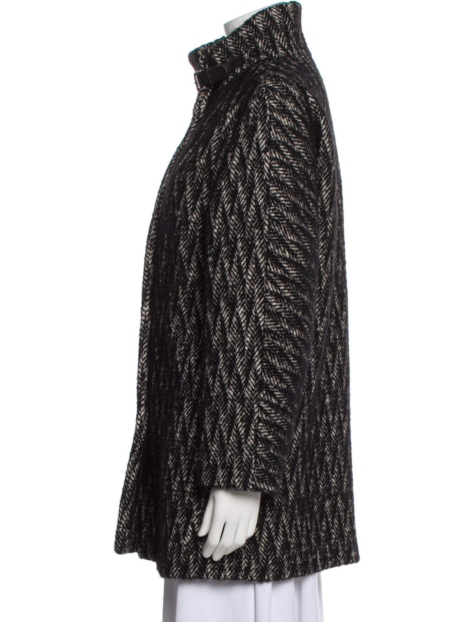 Gerard Darel Tweed Pattern Coat