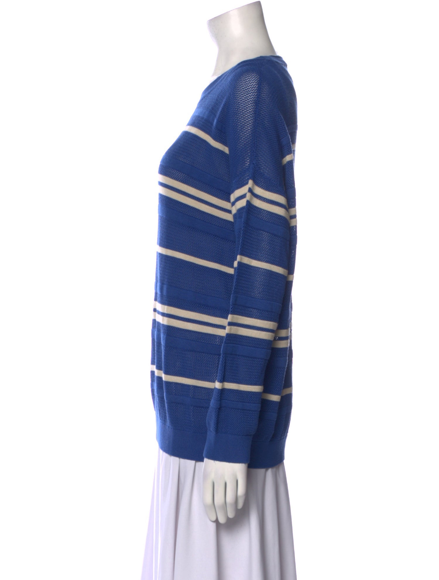 Gerard Darel Striped Crew Neck Sweater