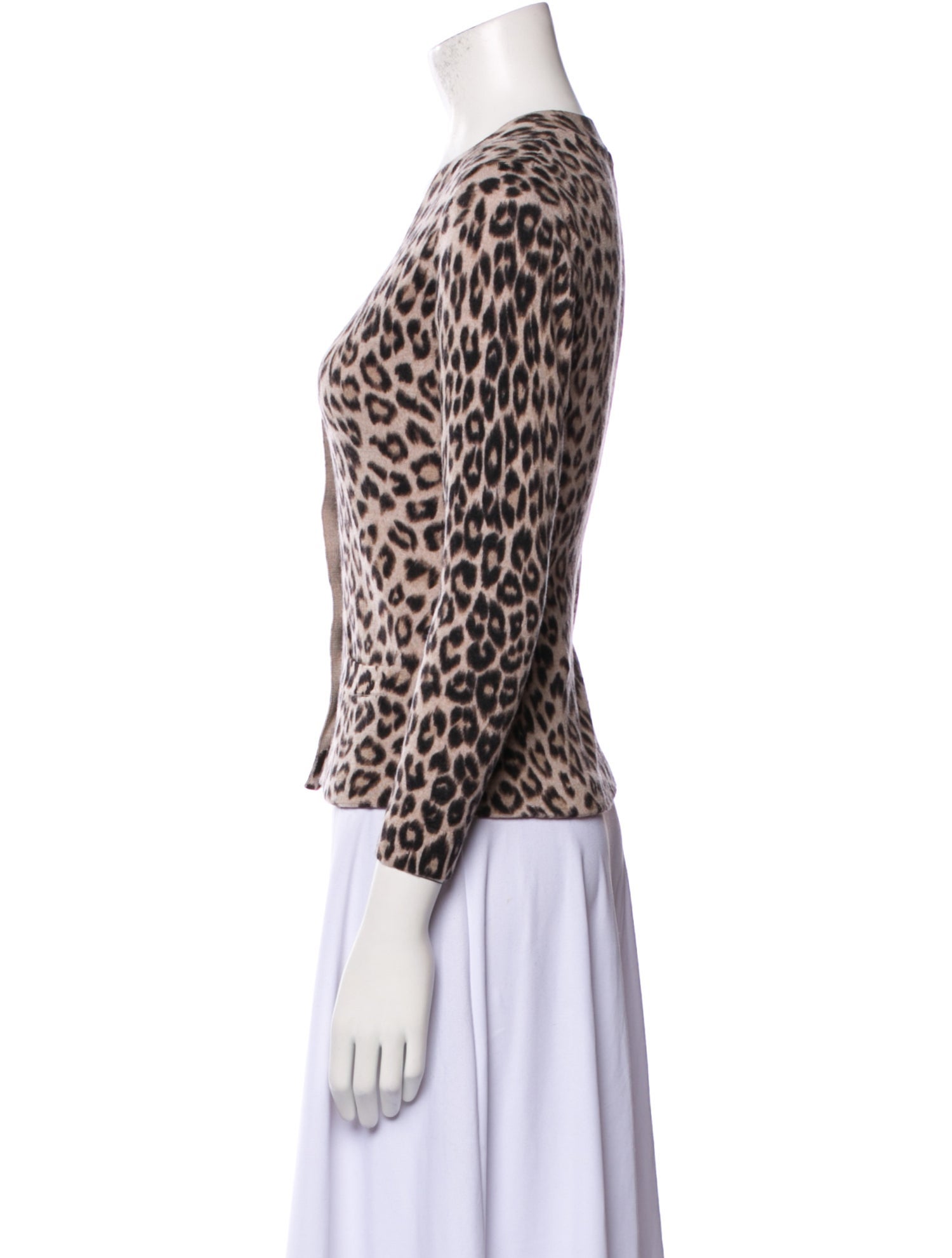 Gerard Darel Wool Animal Print Sweater