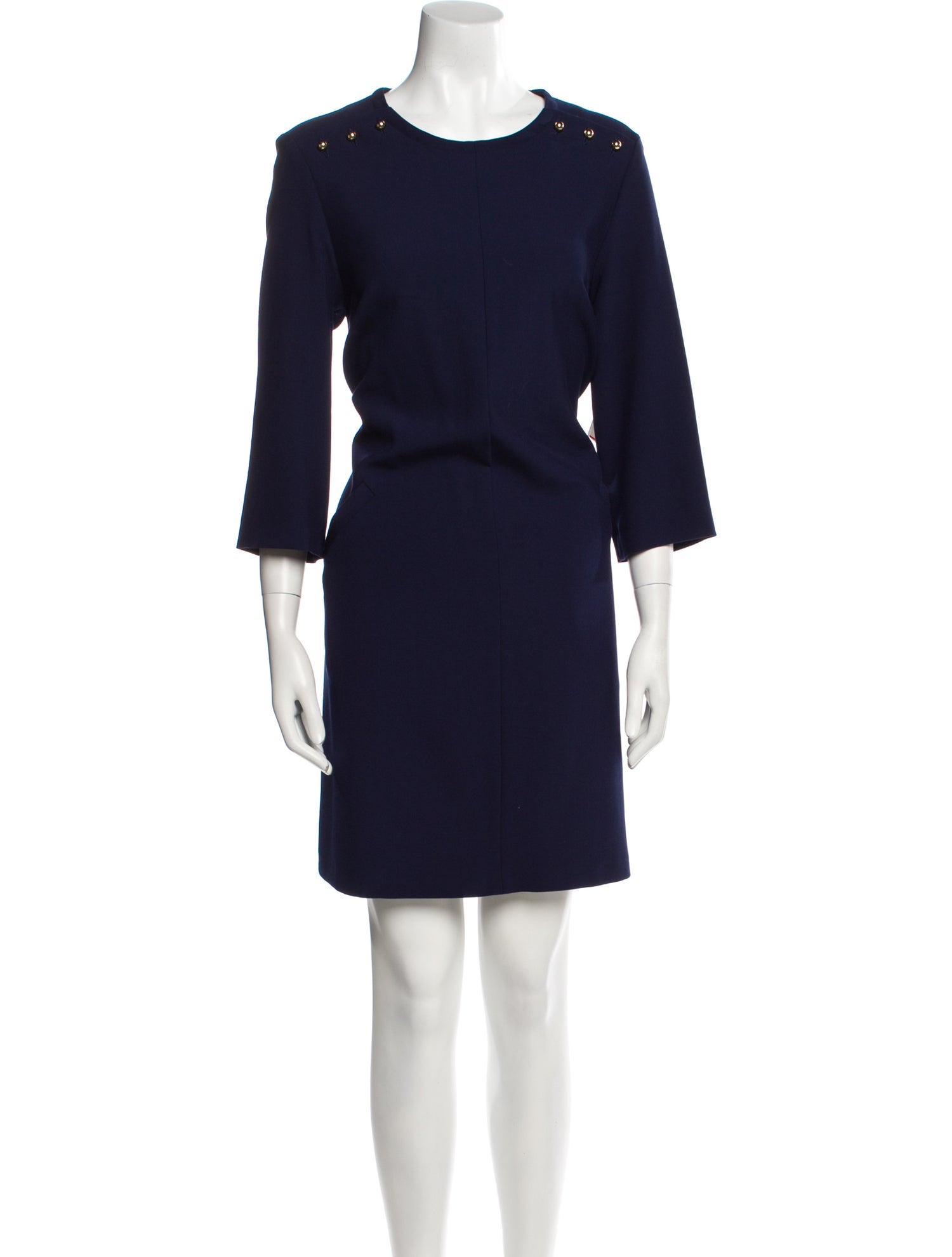 Gerard Darel Crew Neck Long Dress