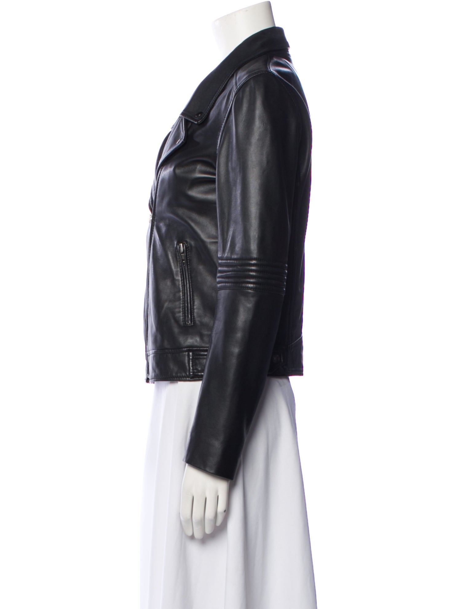 Gerard Darel Leather Biker Jacket