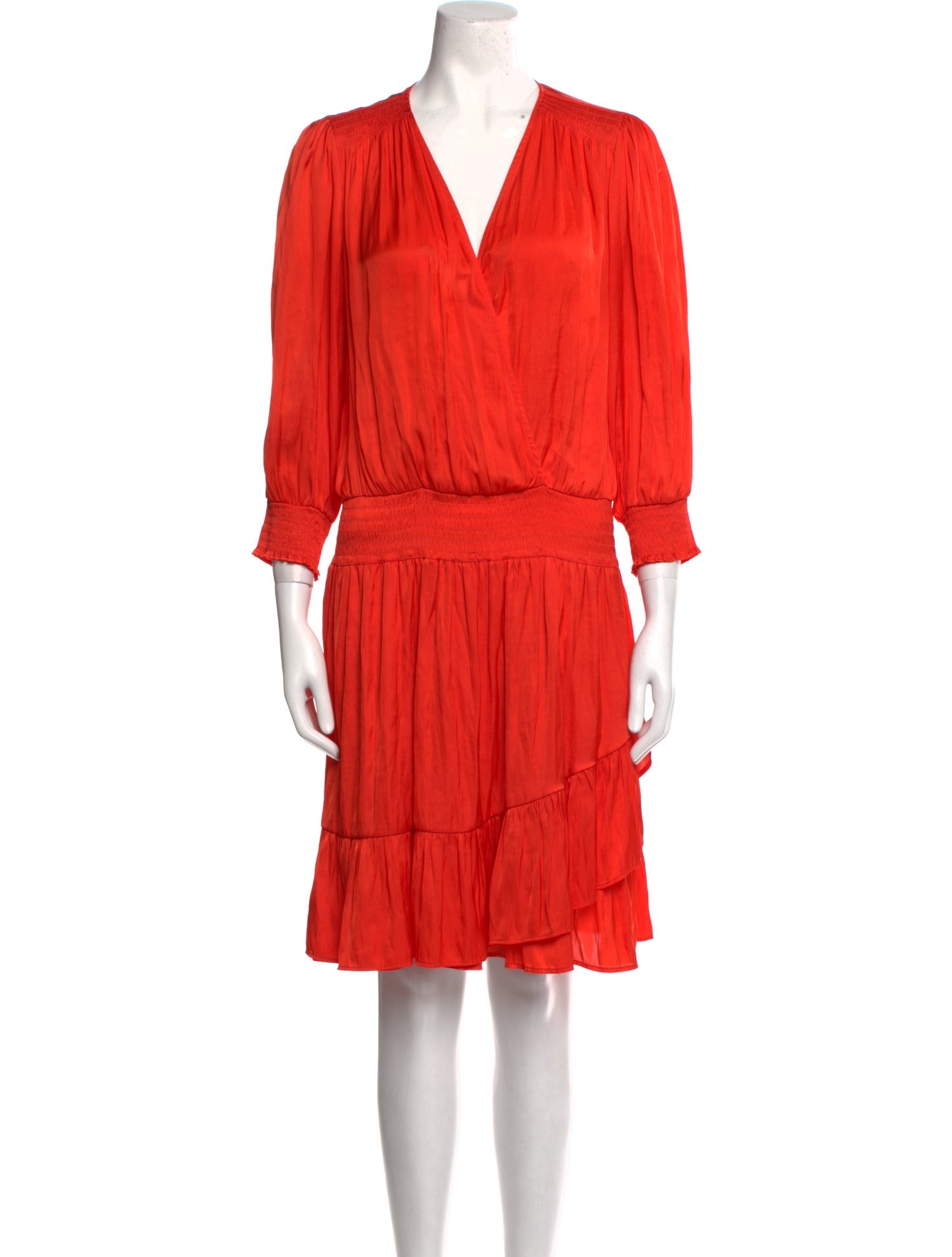 Gerard Darel V-Neck Knee-Length Dress