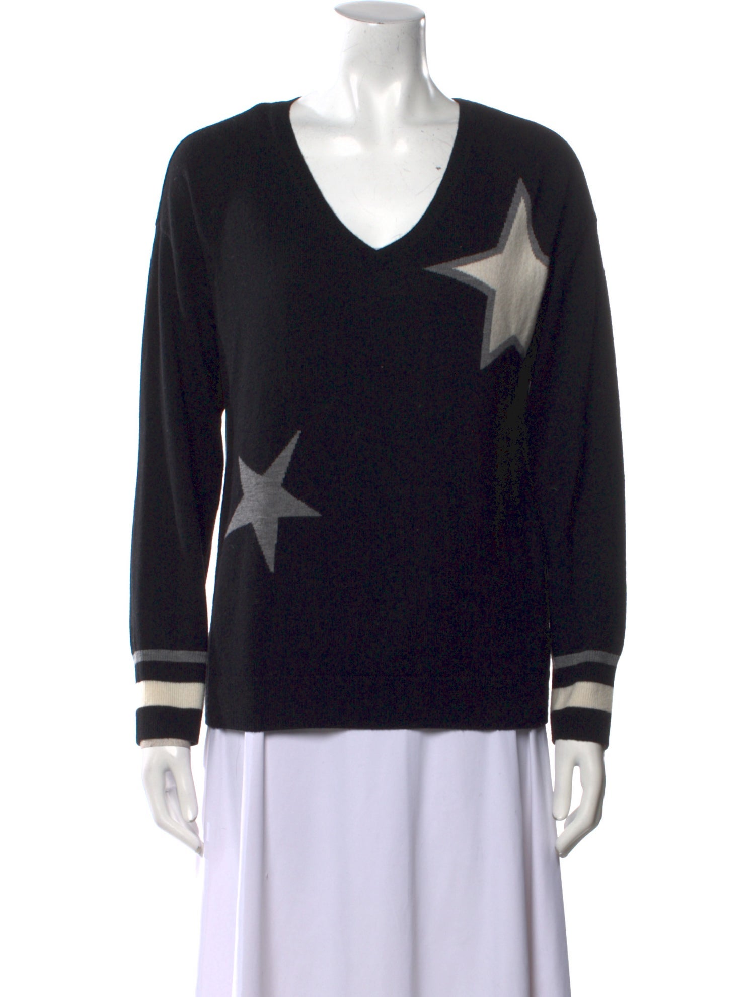 Gerard Darel Wool Graphic Print Sweater