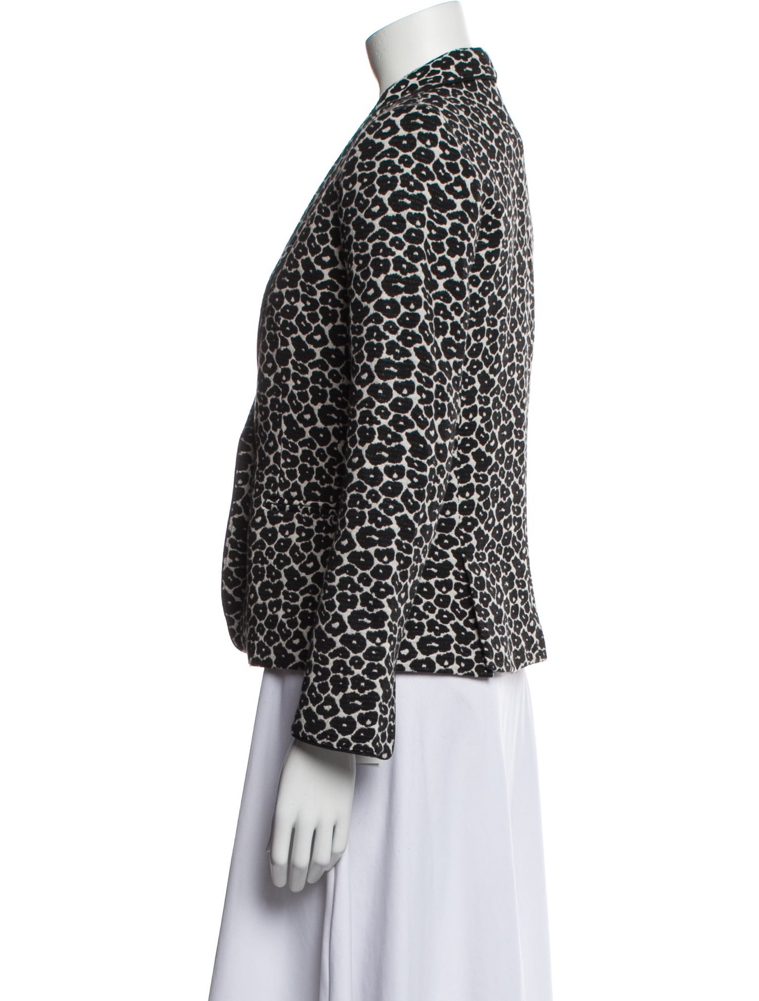 Gerard Darel Animal Print Blazer