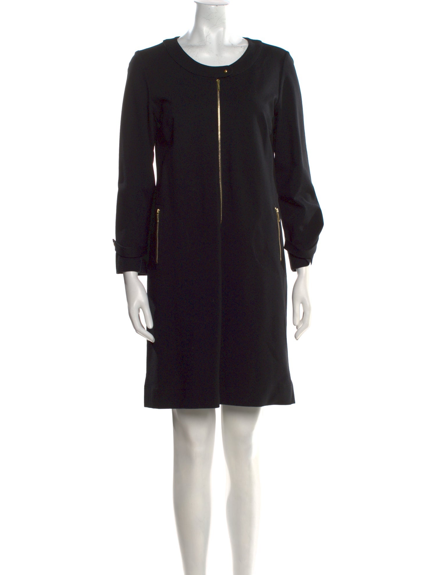 Gerard Darel Scoop Neck Mini Dress