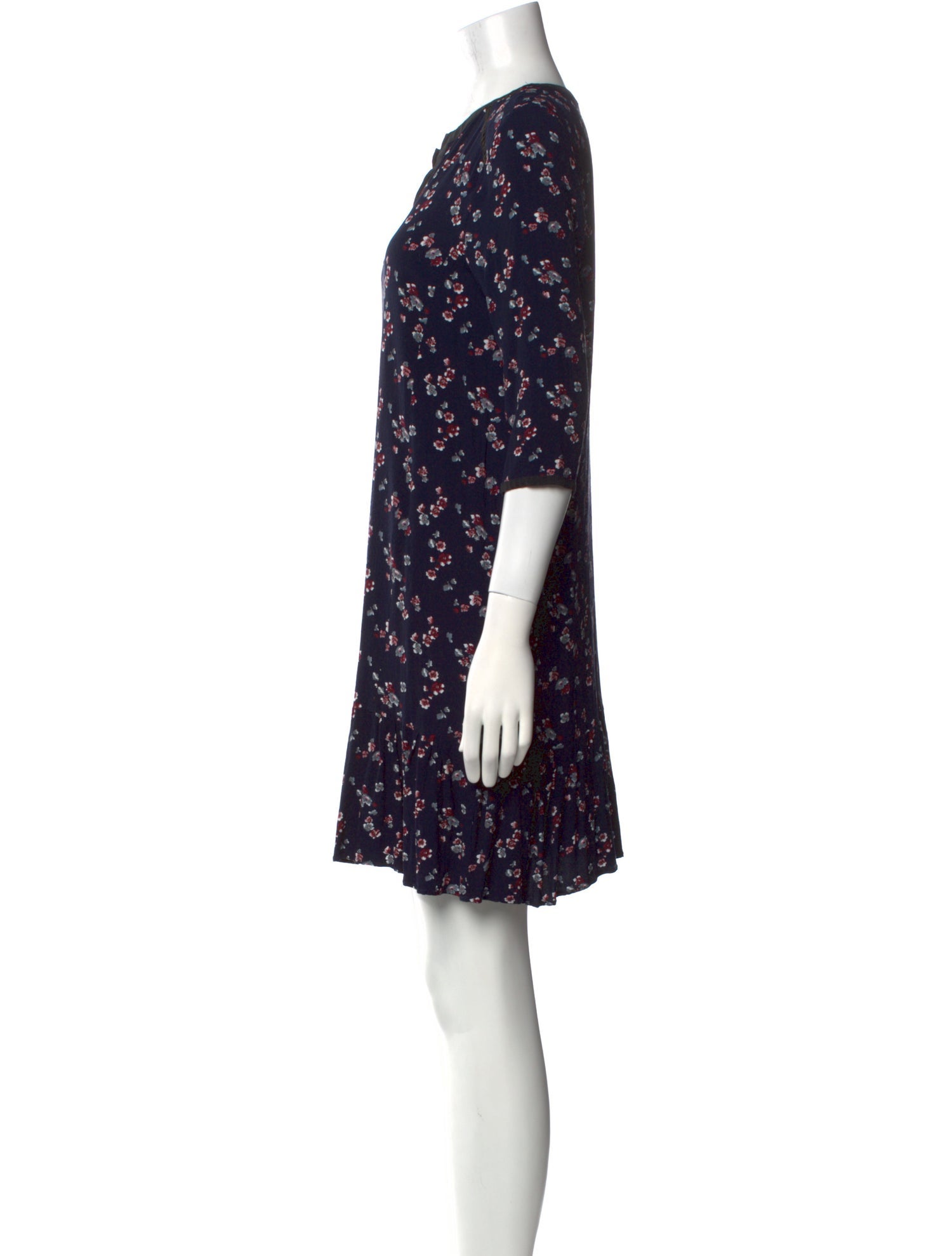 Gerard Darel Floral Print Mini Dress