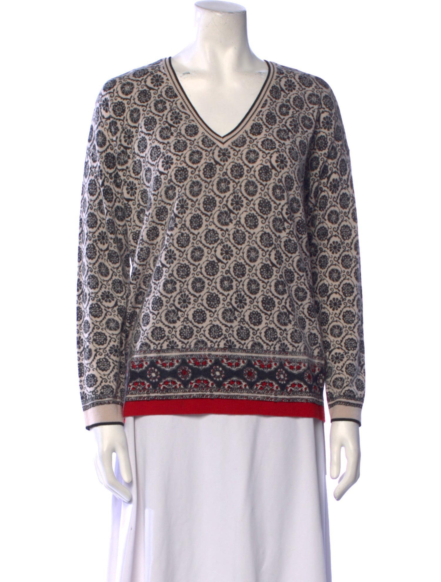 Gerard Darel Wool Printed Sweater