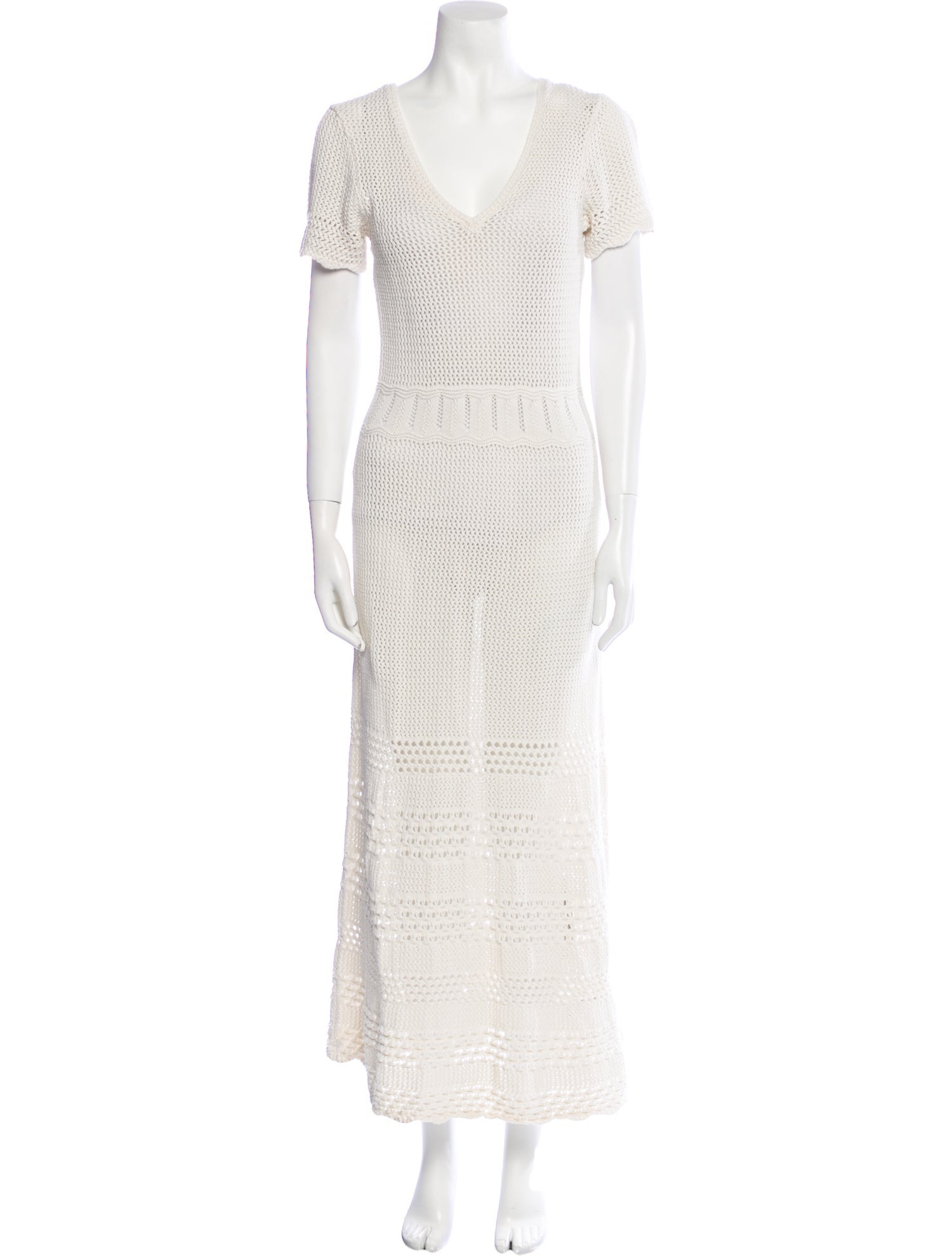 Gerard Darel V-Neck Long Dress