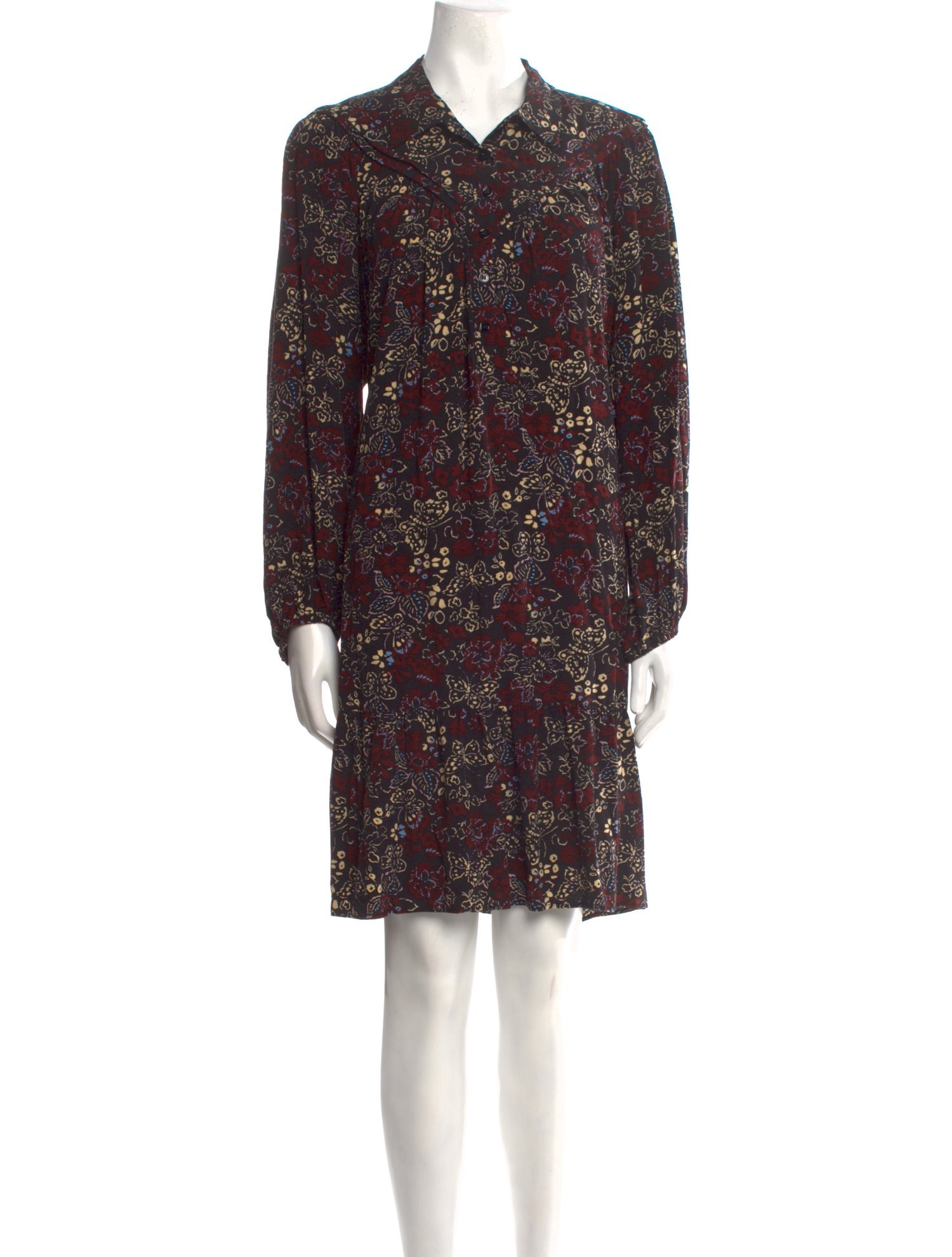 Gerard Darel Printed Mini Dress