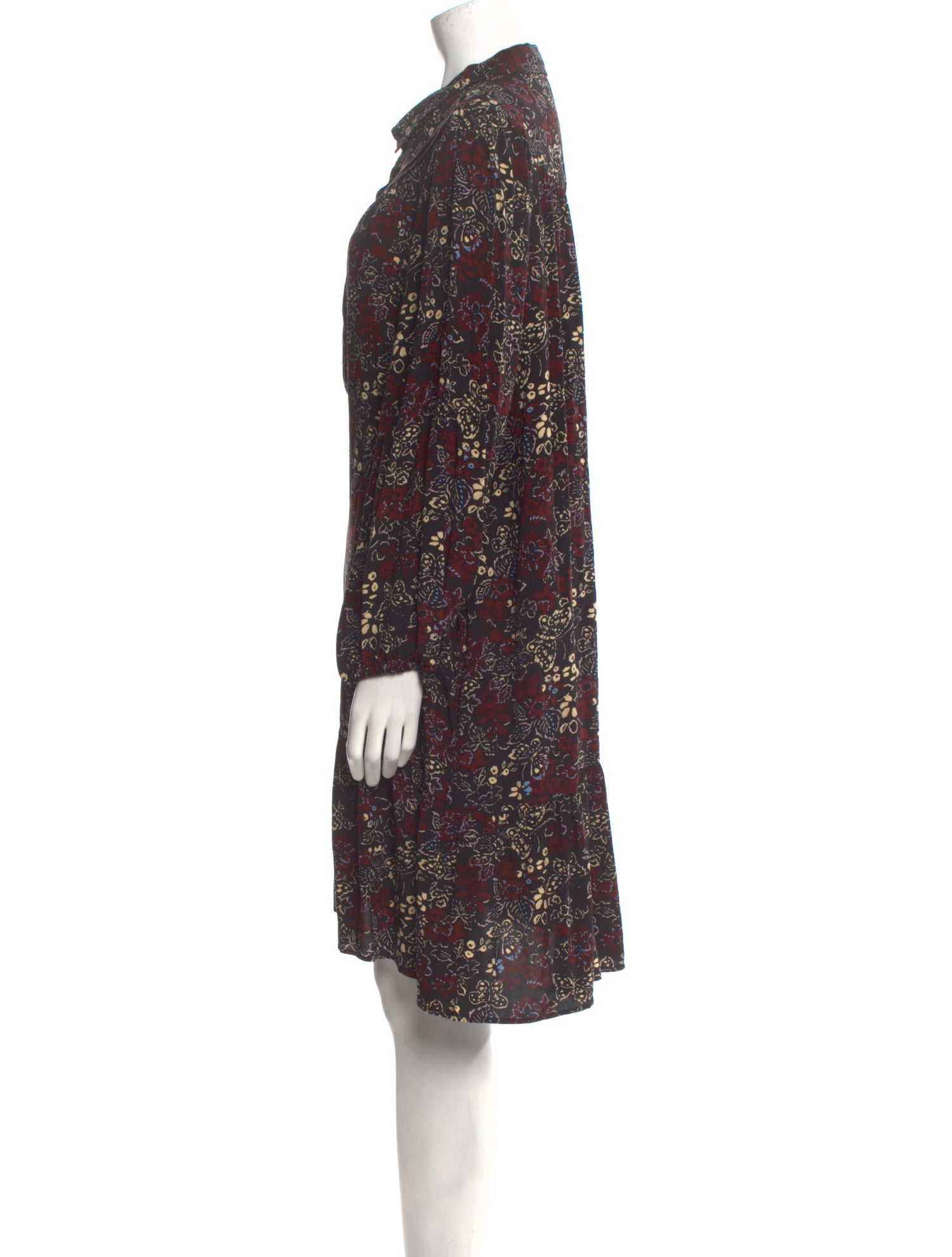 Gerard Darel Printed Mini Dress