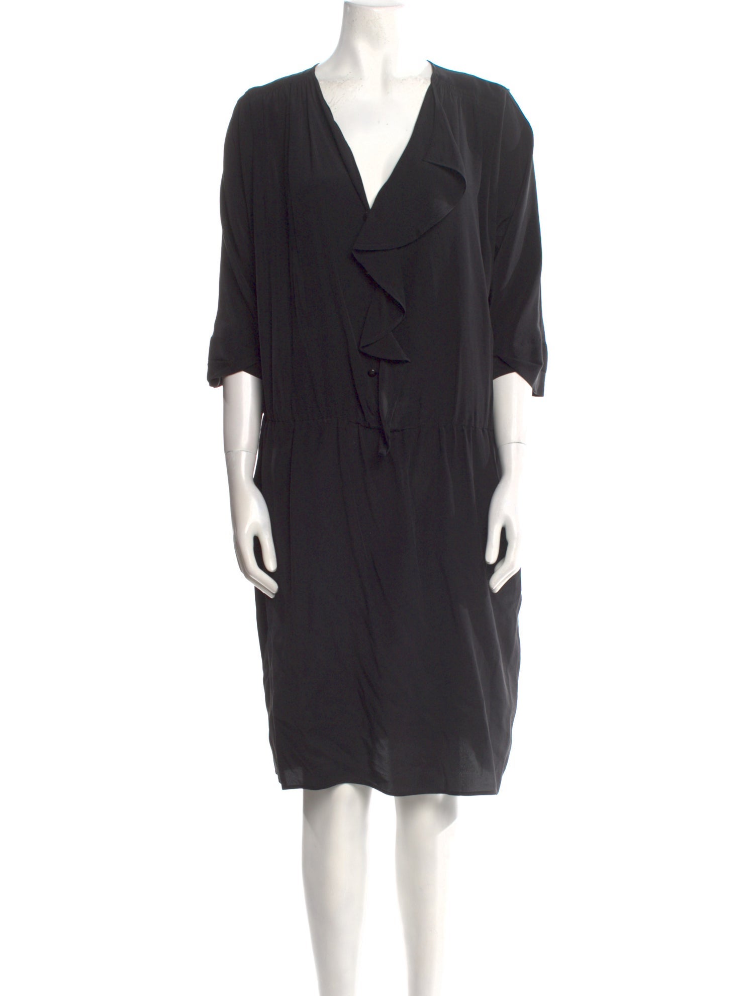 Gerard Darel Silk Knee-Length Dress