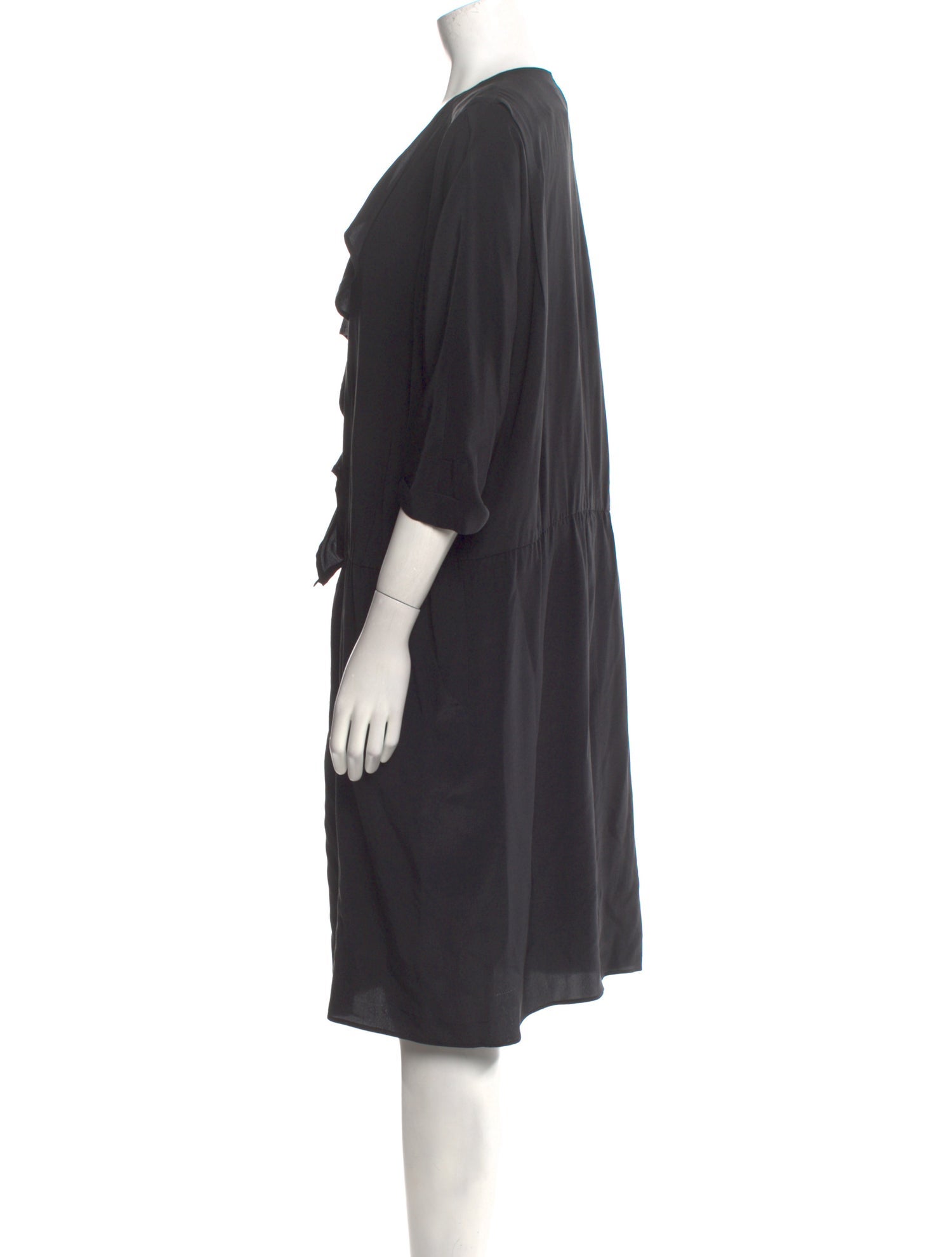 Gerard Darel Silk Knee-Length Dress