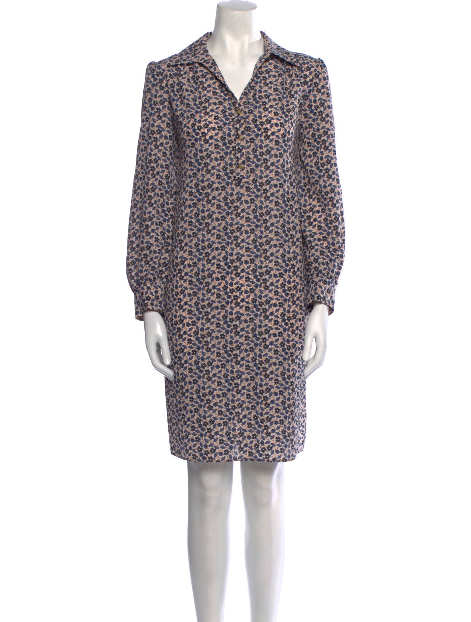 Gerard Darel Floral Print Mini Dress