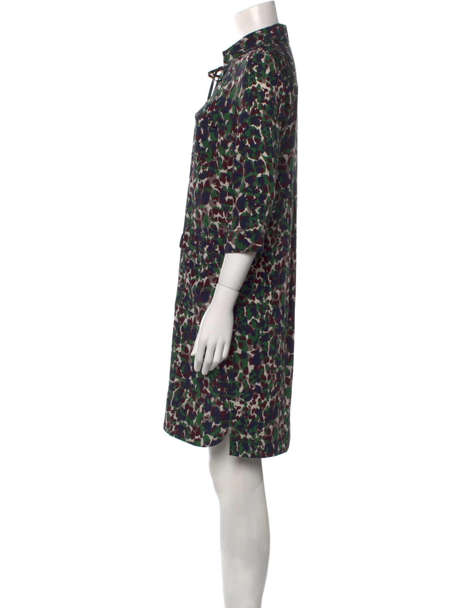 Gerard Darel Silk Knee-Length Dress
