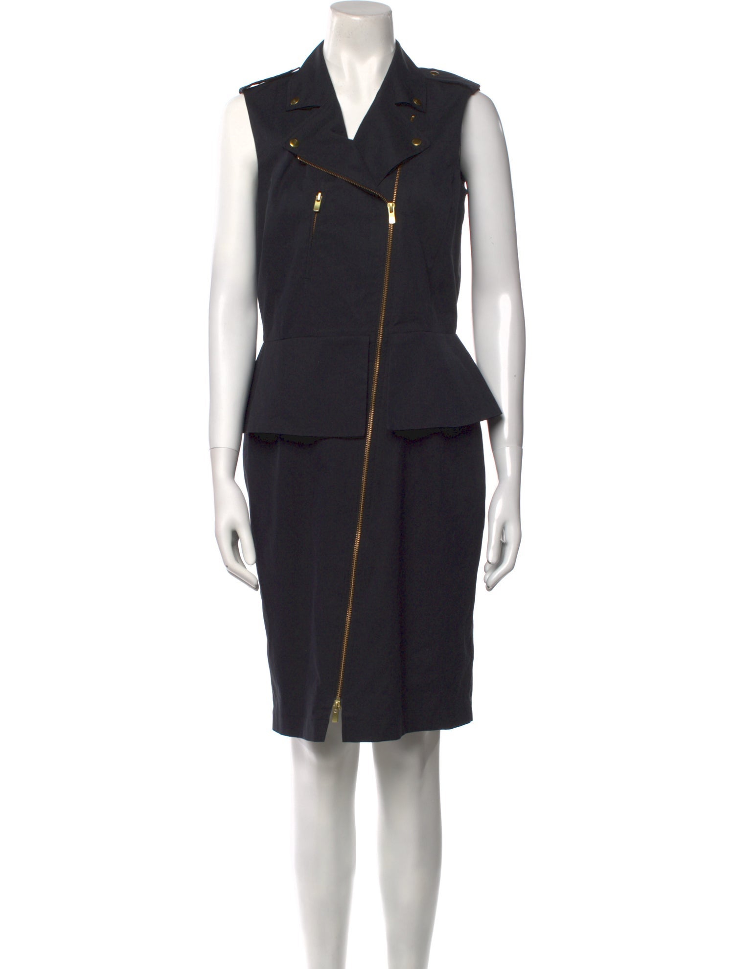 Gerard Darel V-Neck Knee-Length Dress