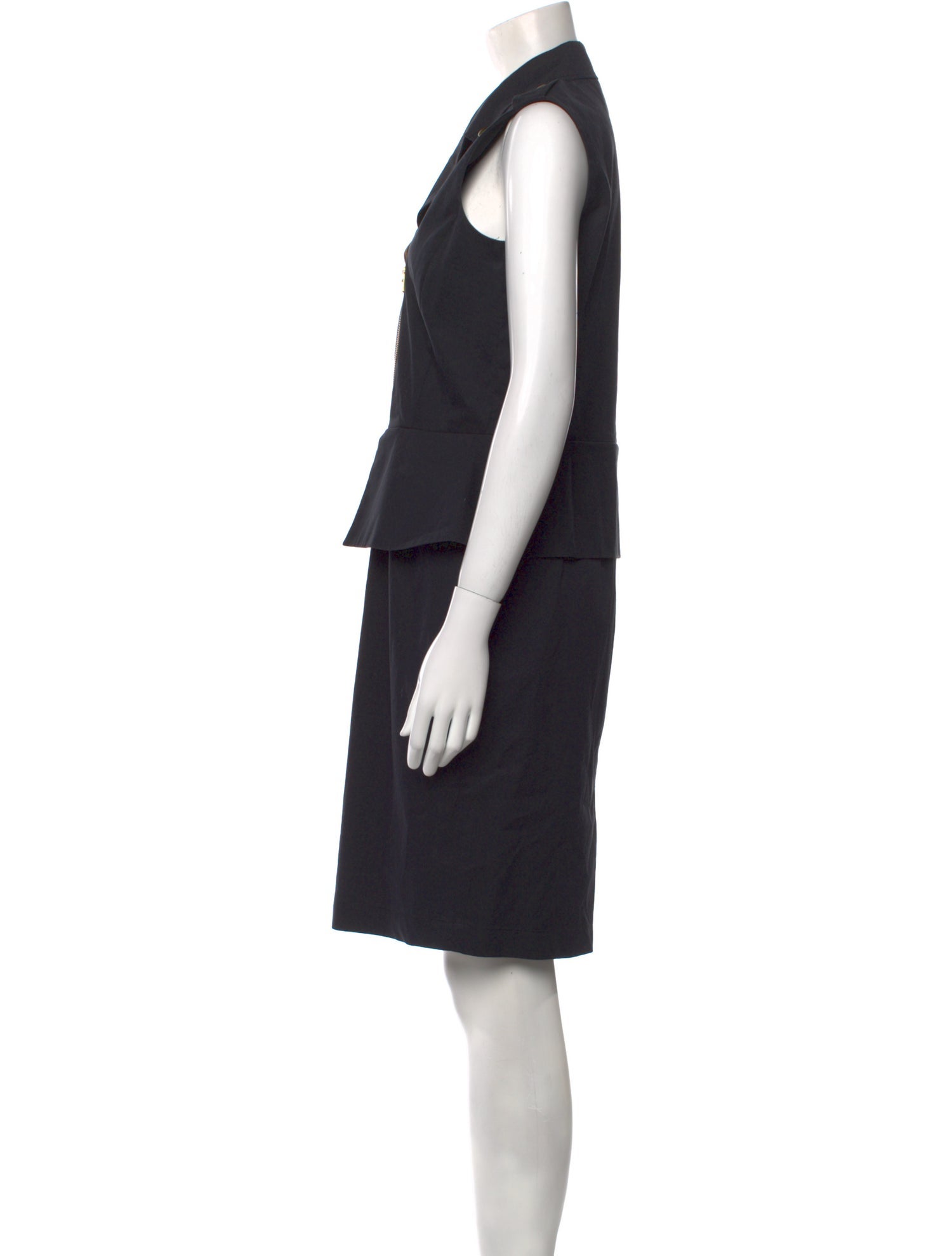 Gerard Darel V-Neck Knee-Length Dress