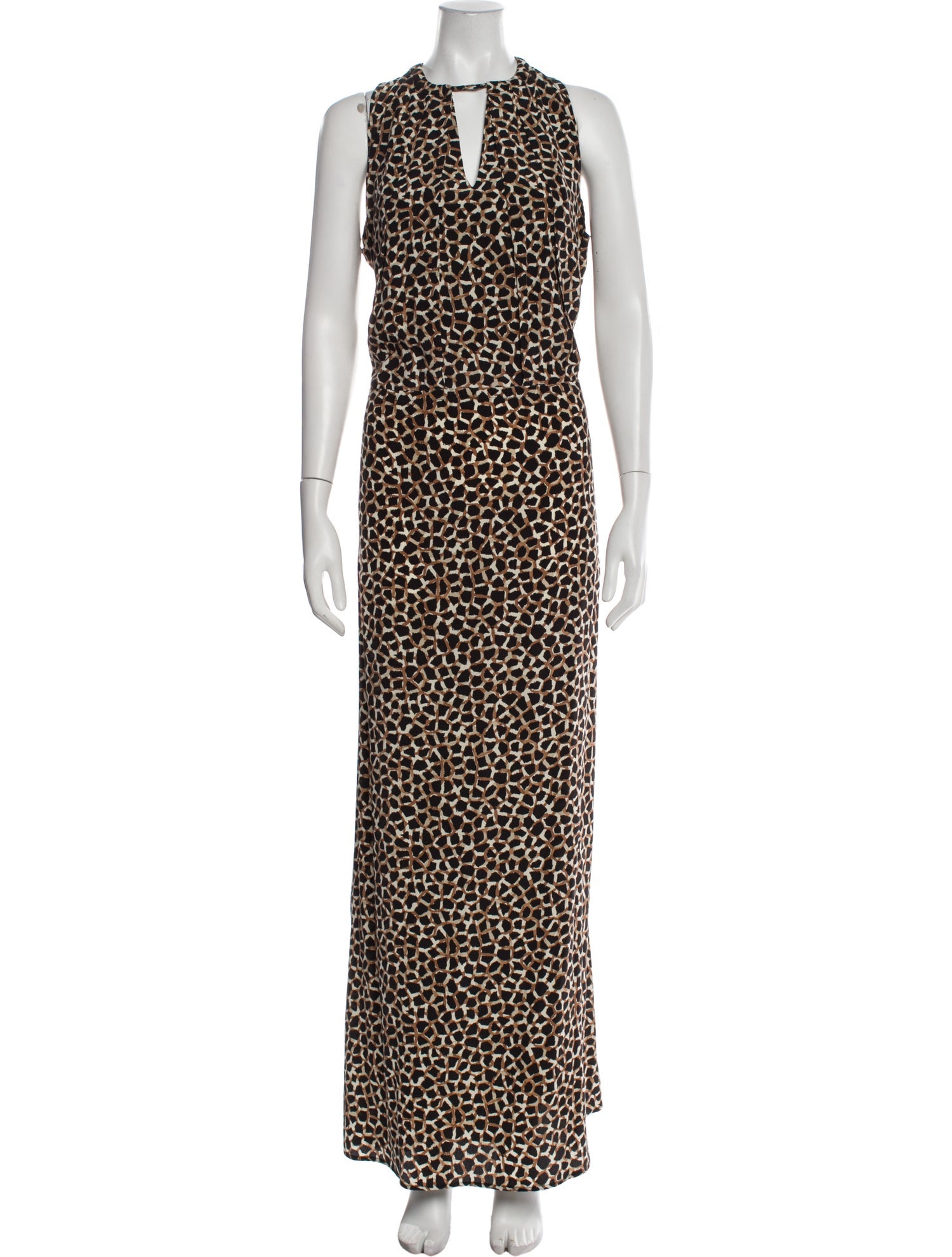 Gerard Darel Silk Long Dress
