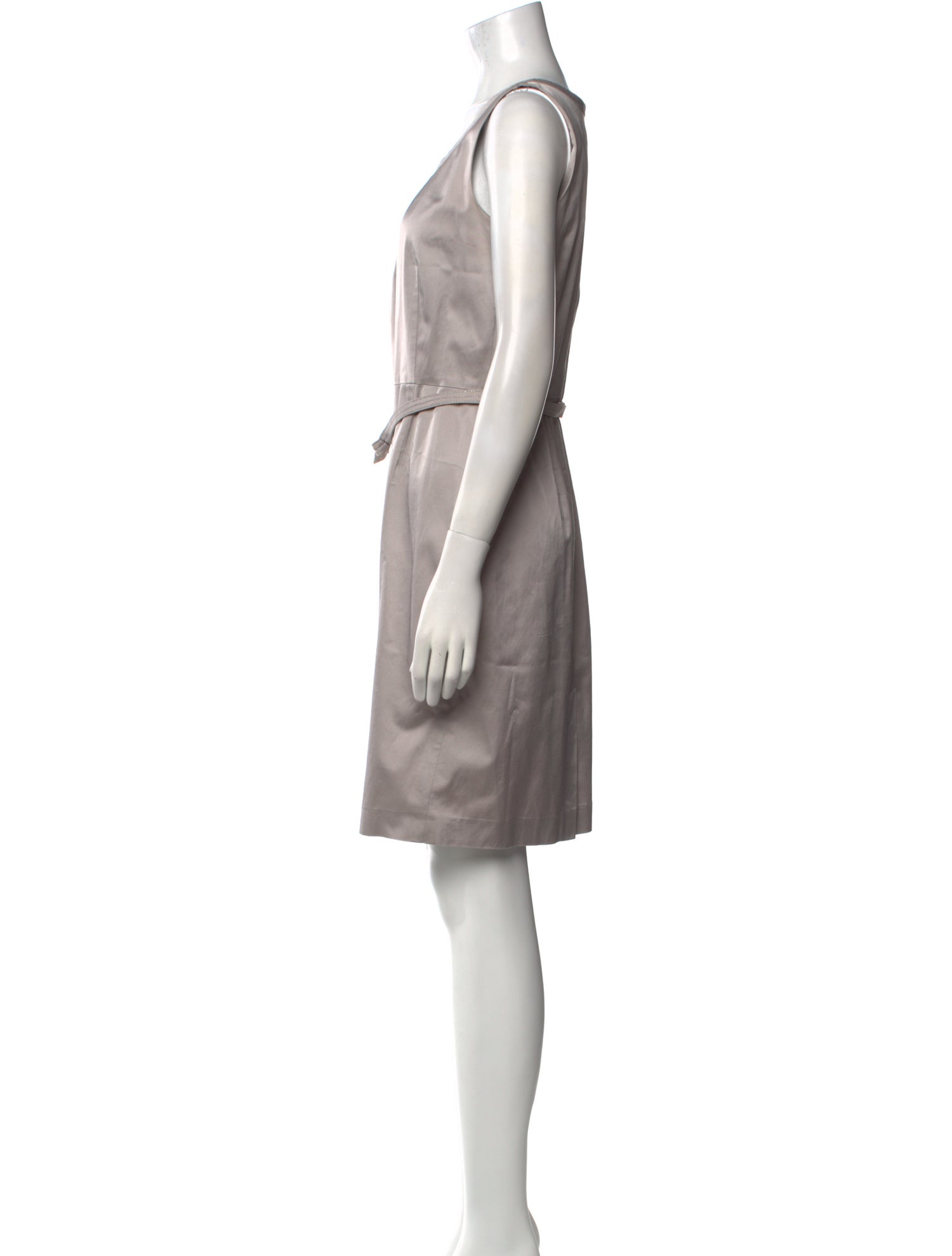 Gerard Darel Scoop Neck Mini Dress