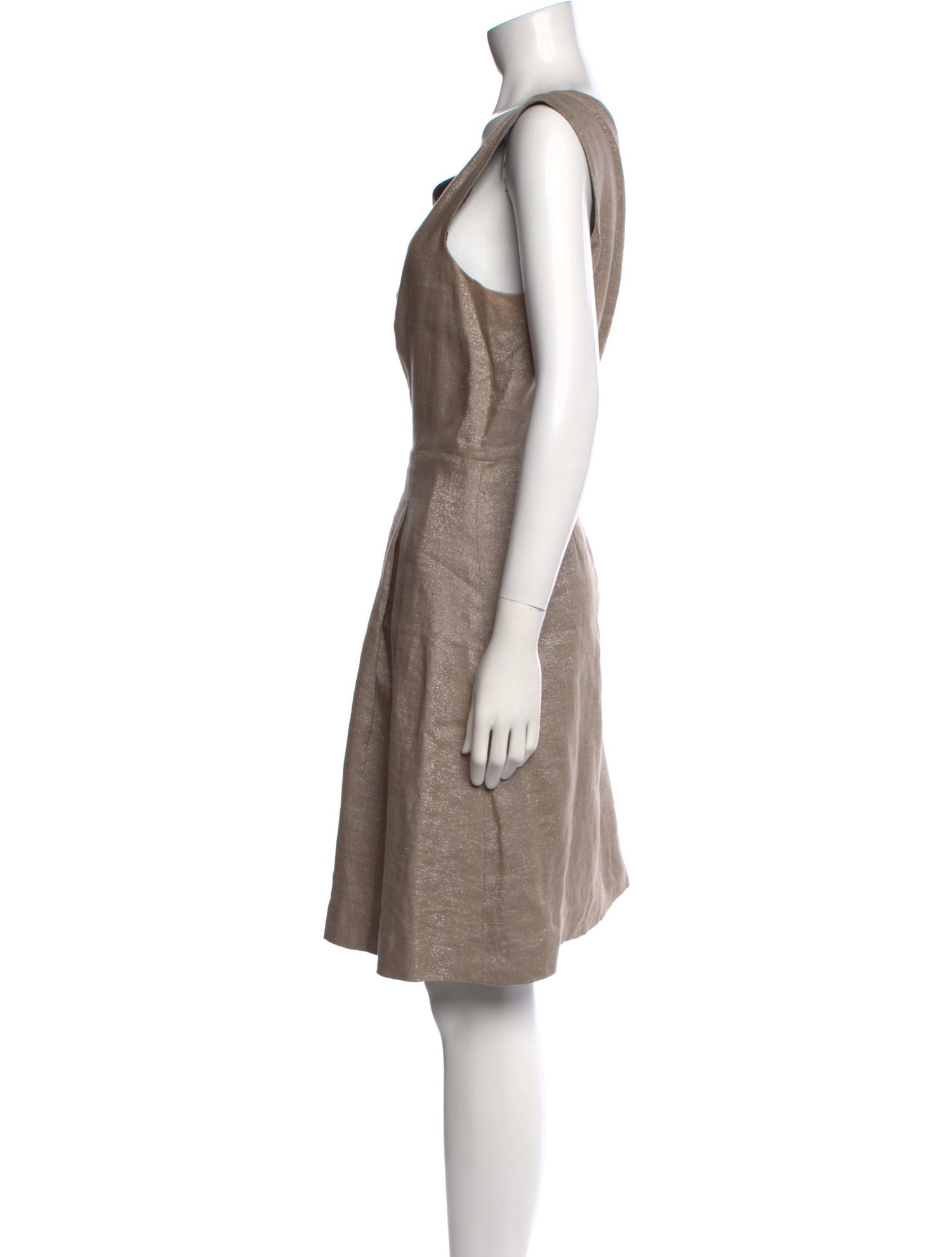 Gerard Darel Linen Knee-Length Dress