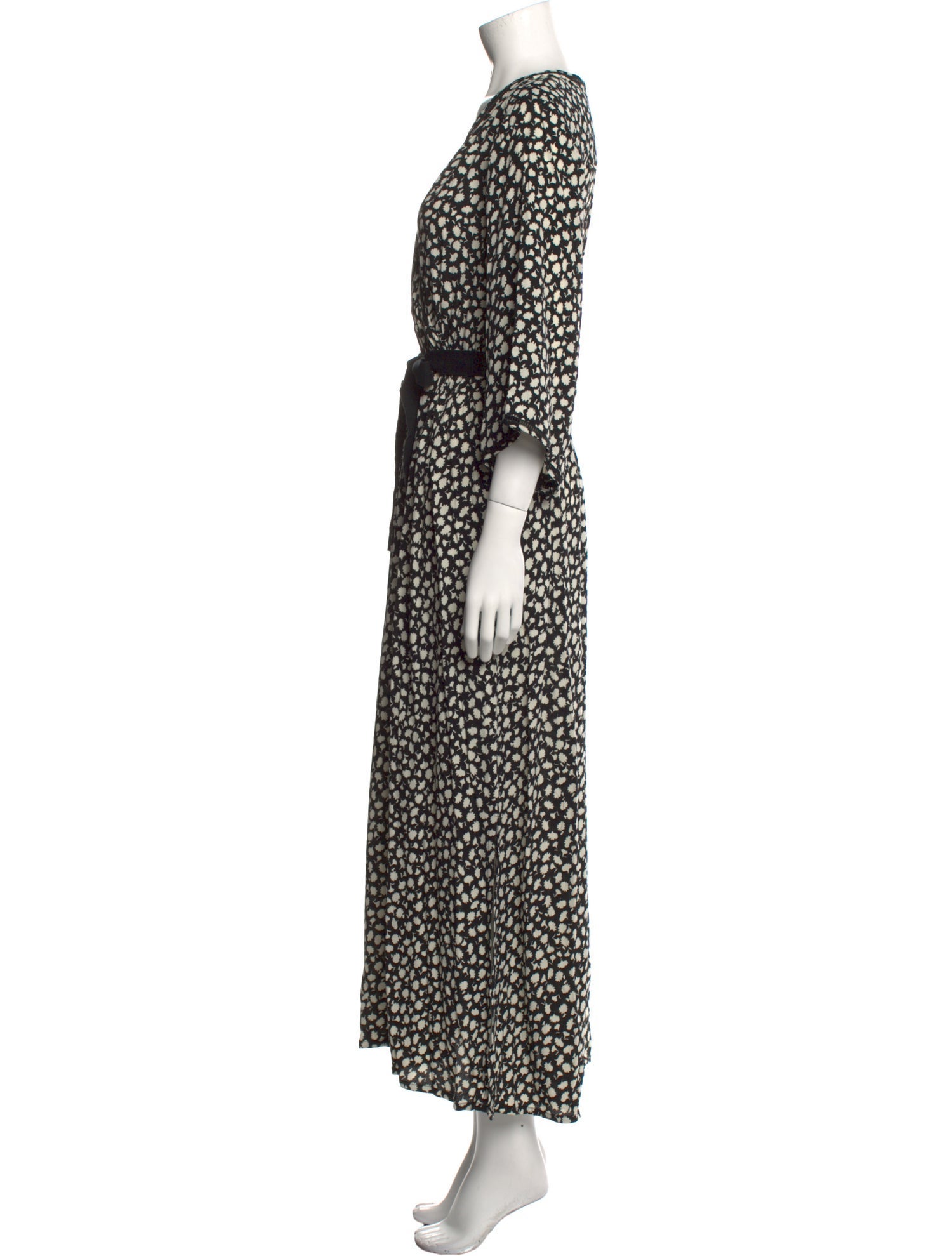 Gerard Darel Floral Print Long Dress