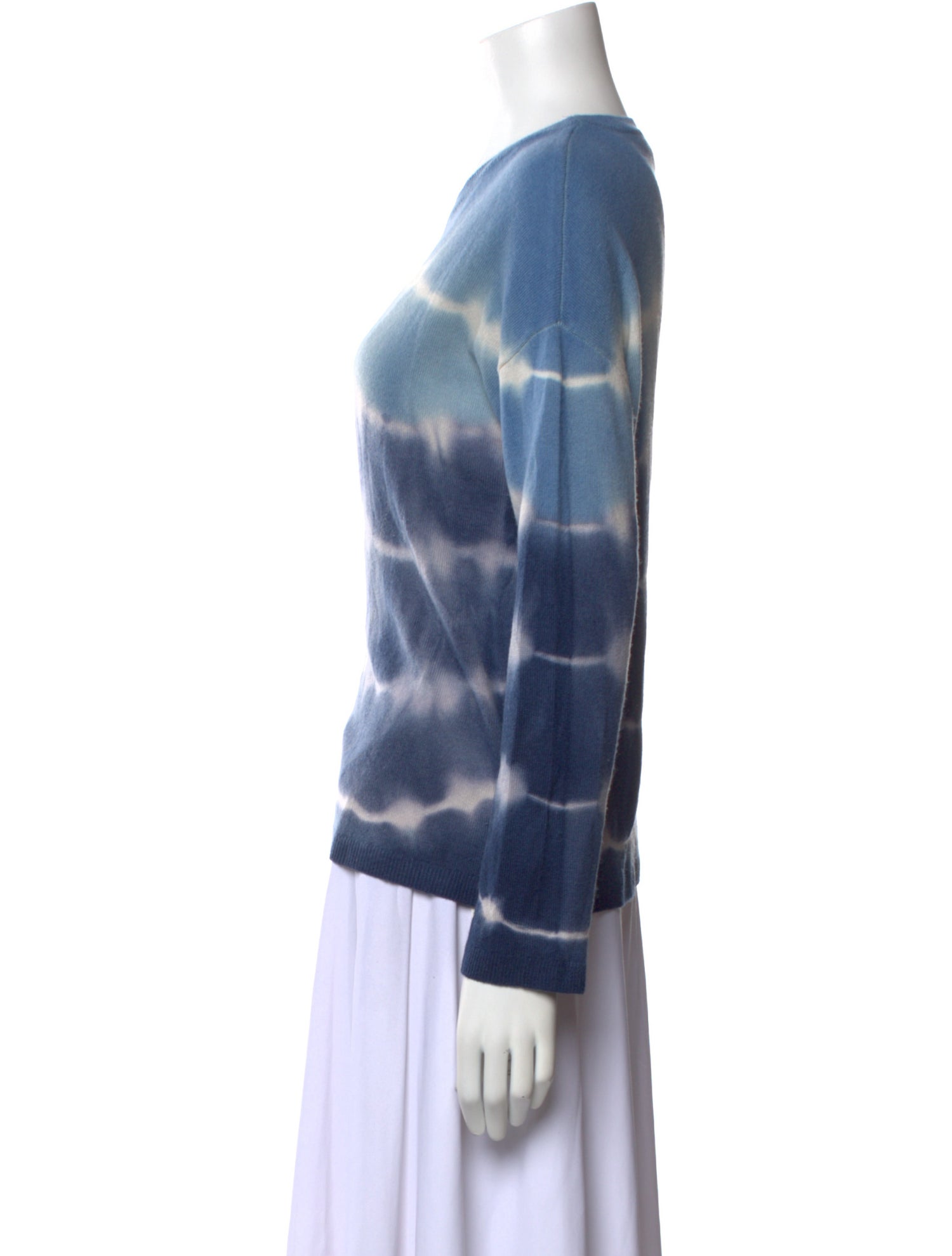 Gerard Darel Cashmere Tie-Dye Print Sweater