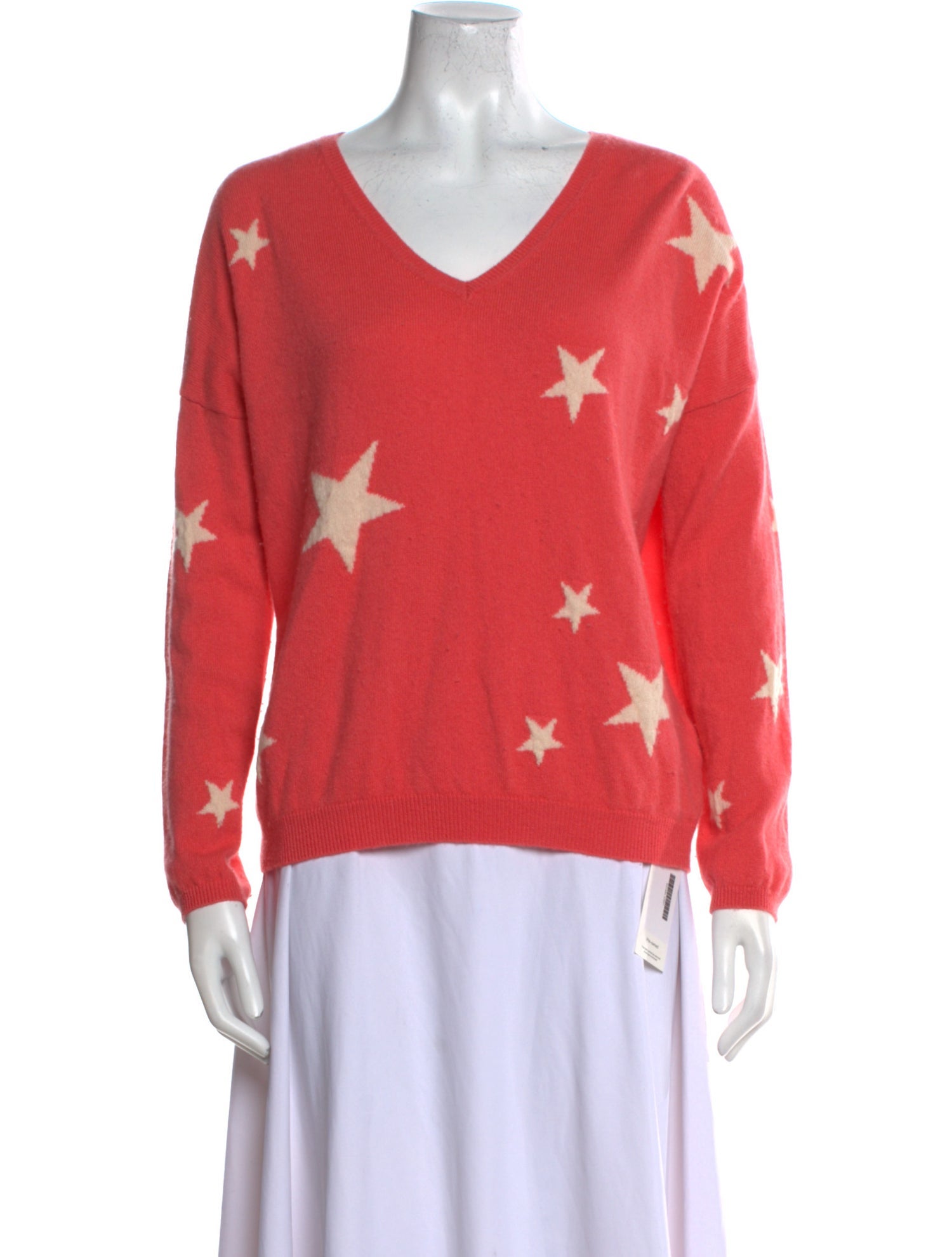 Gerard Darel Cashmere Printed Sweater