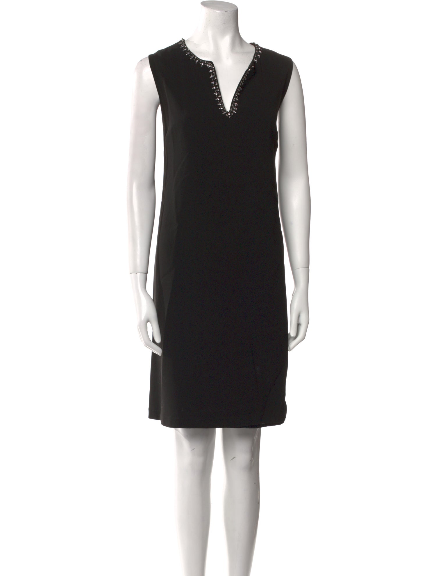 Gerard Darel V-Neck Knee-Length Dress