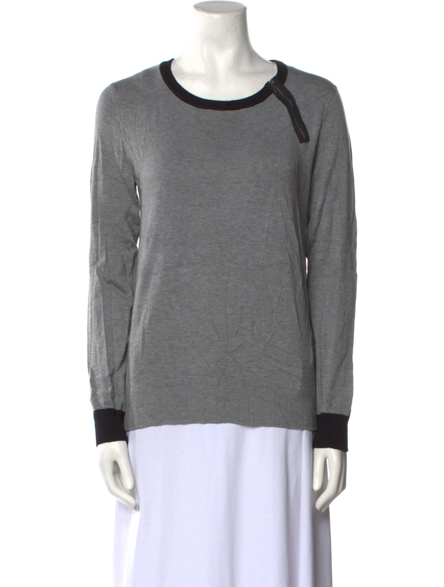 Gerard Darel Crew Neck Long Sleeve Sweatshirt