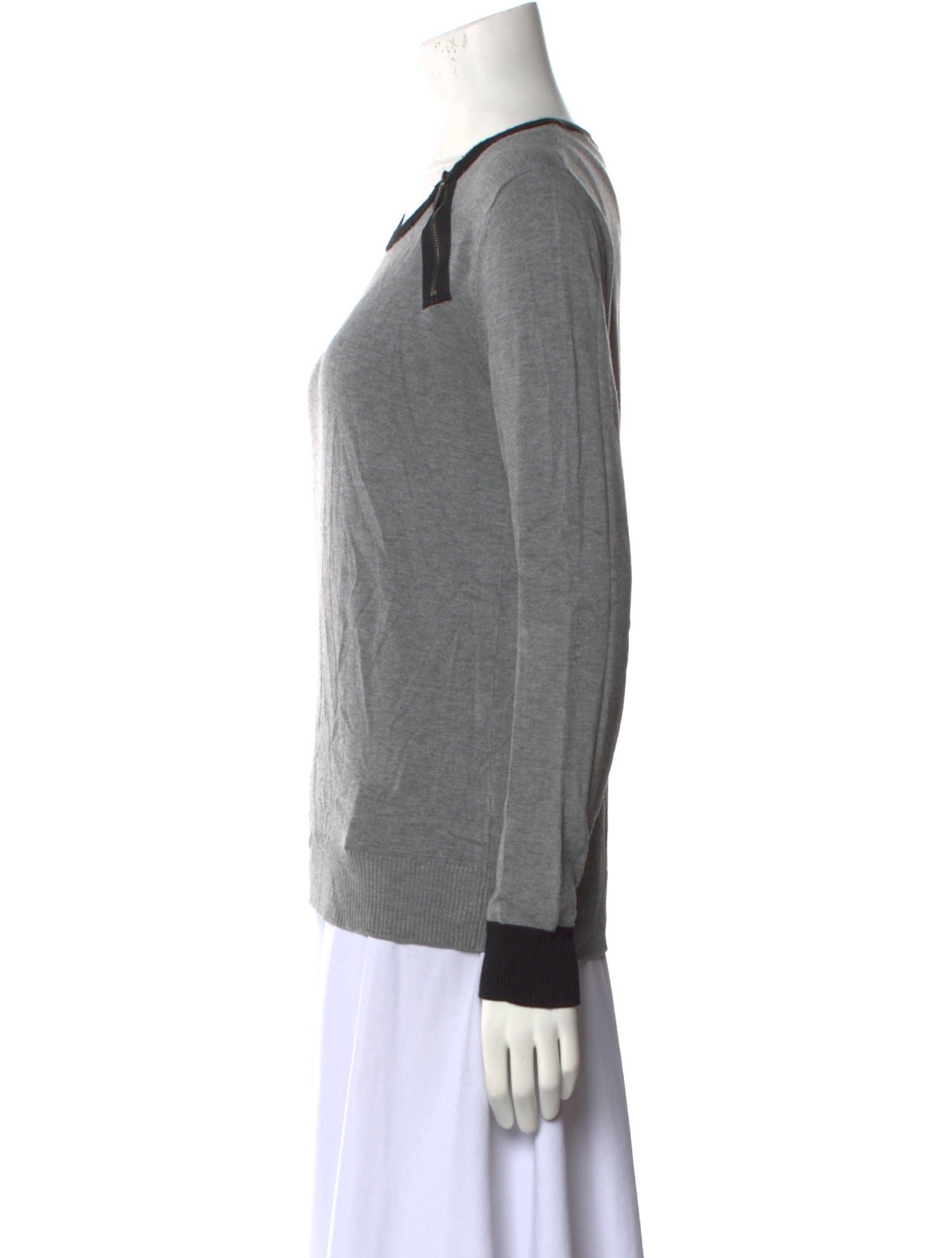 Gerard Darel Crew Neck Long Sleeve Sweatshirt