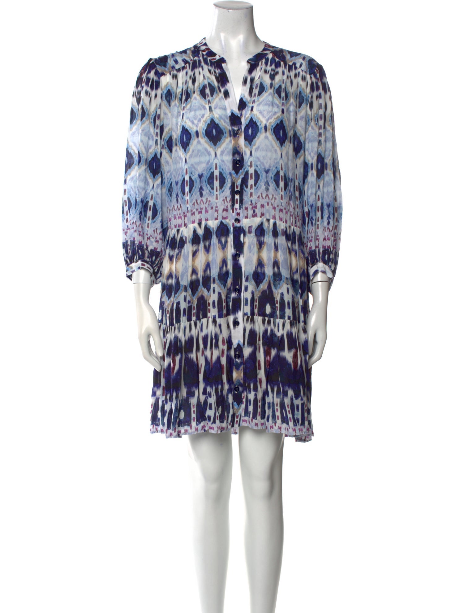 Gerard Darel Printed Mini Dress