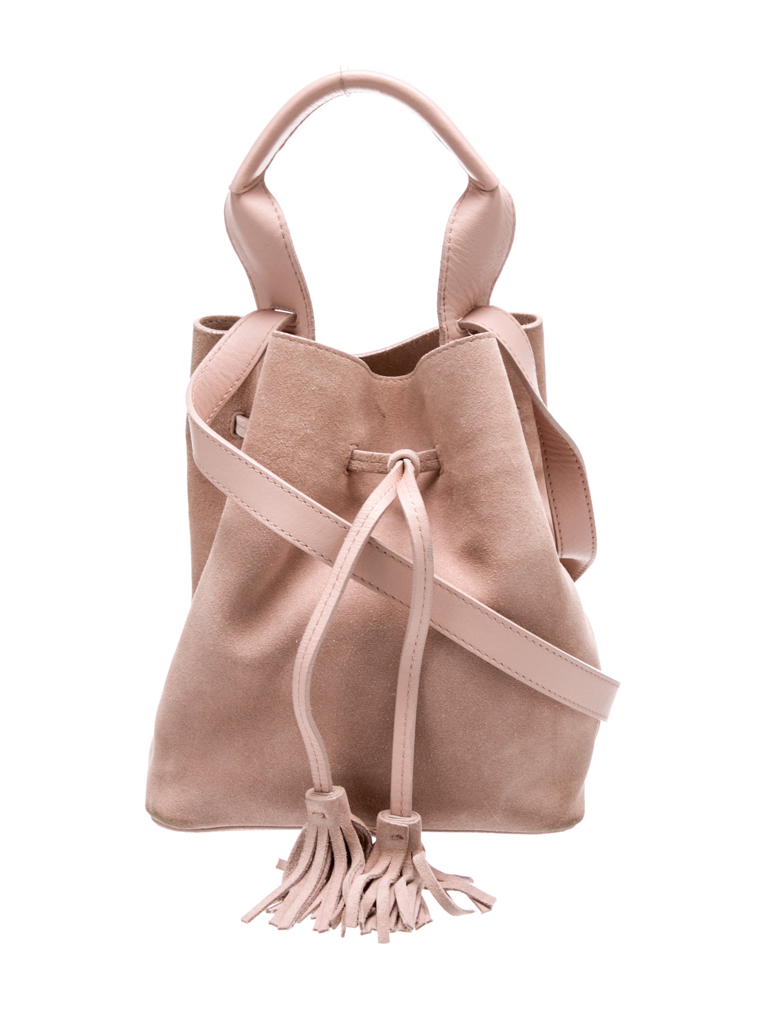 Gerard Darel Suede Bucket Bag