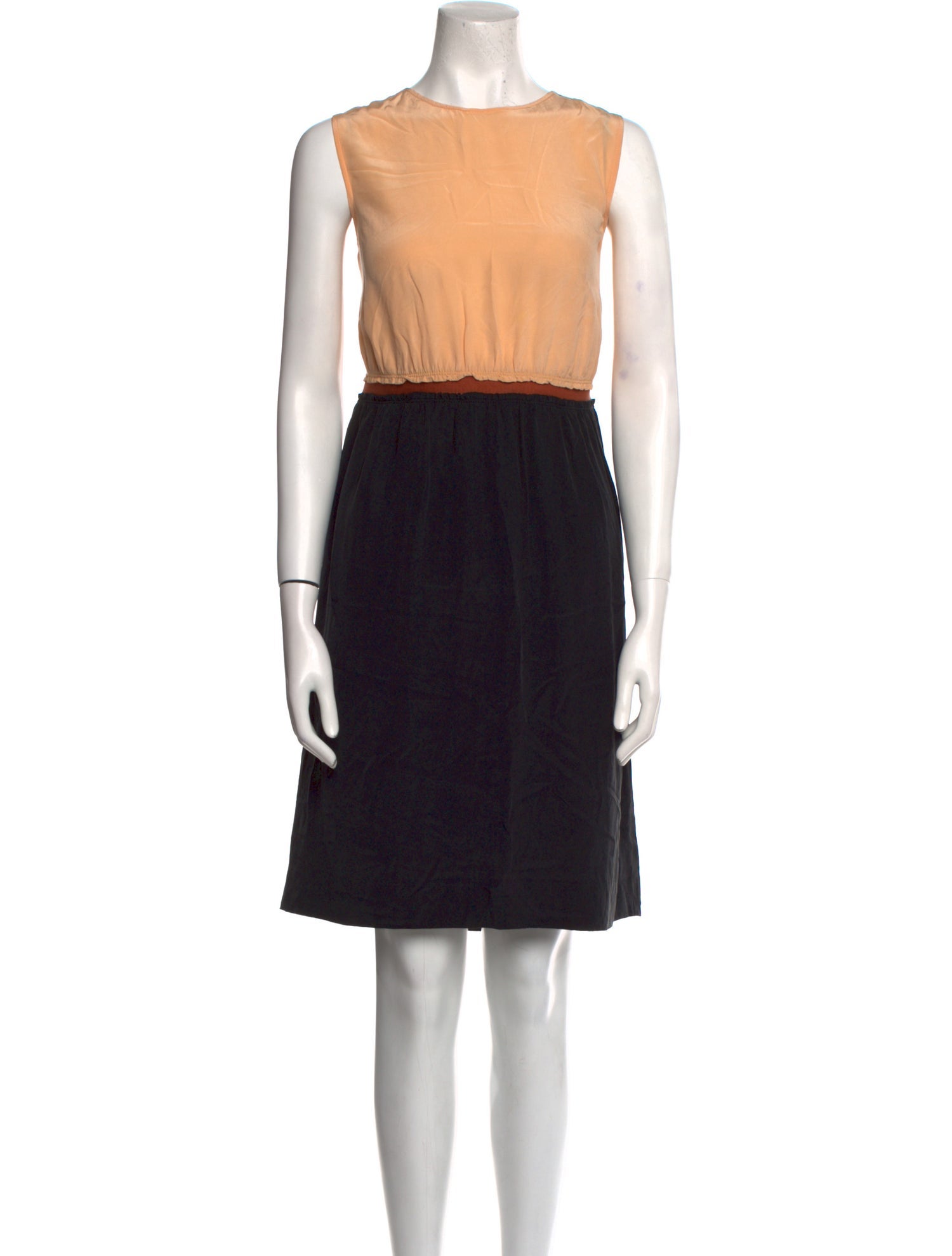 Gerard Darel Silk Knee-Length Dress