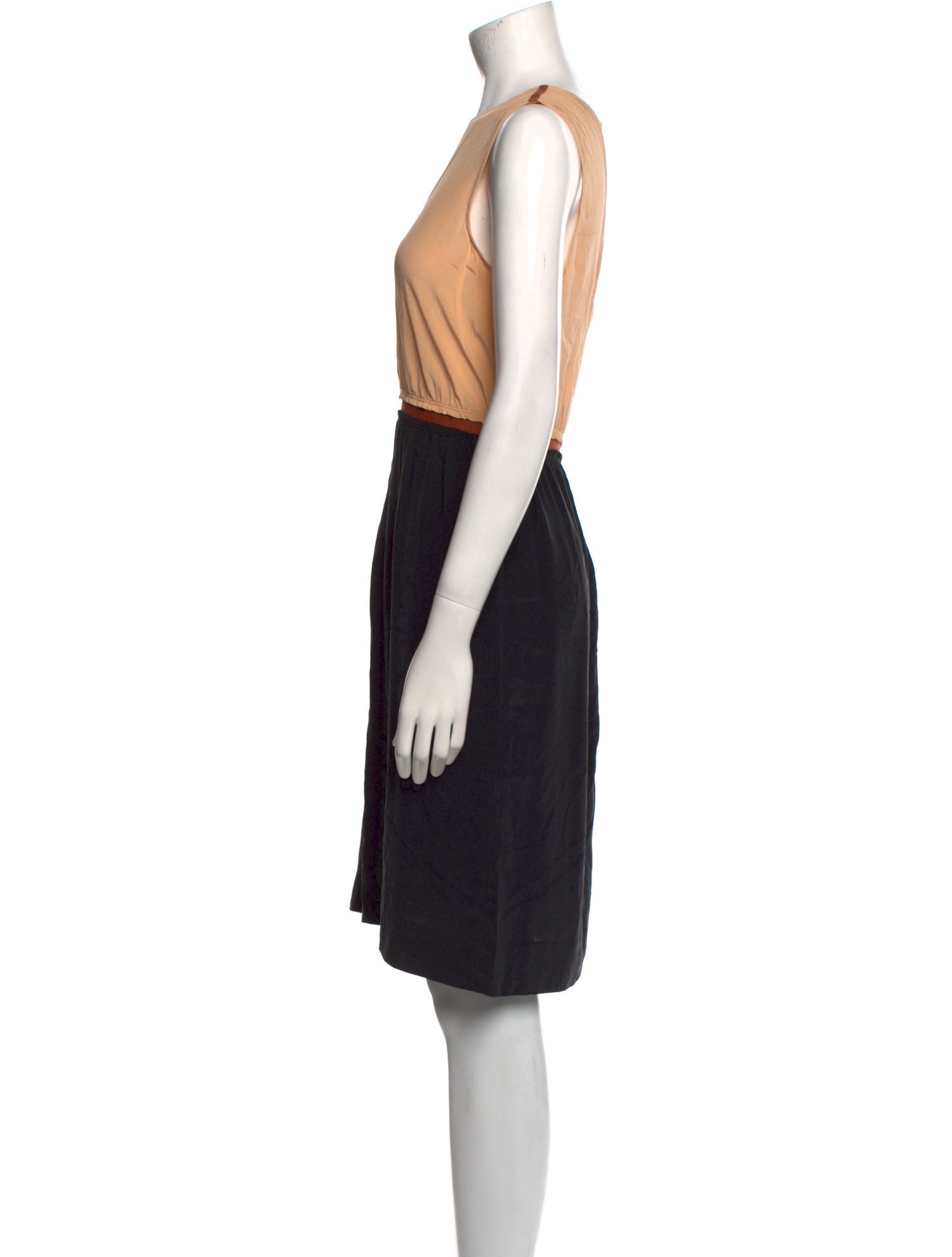 Gerard Darel Silk Knee-Length Dress