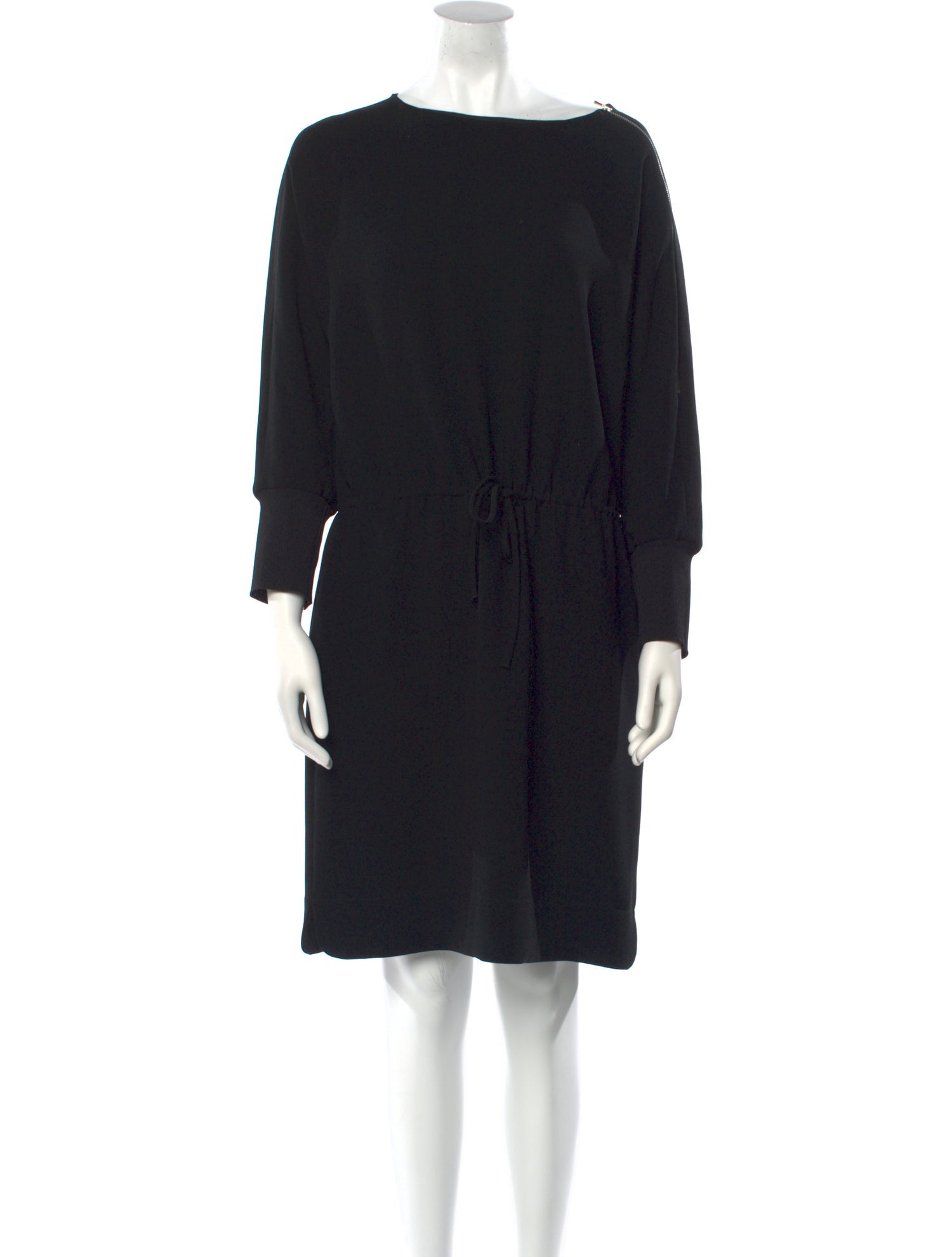 Gerard Darel Bateau Neckline Knee-Length Dress