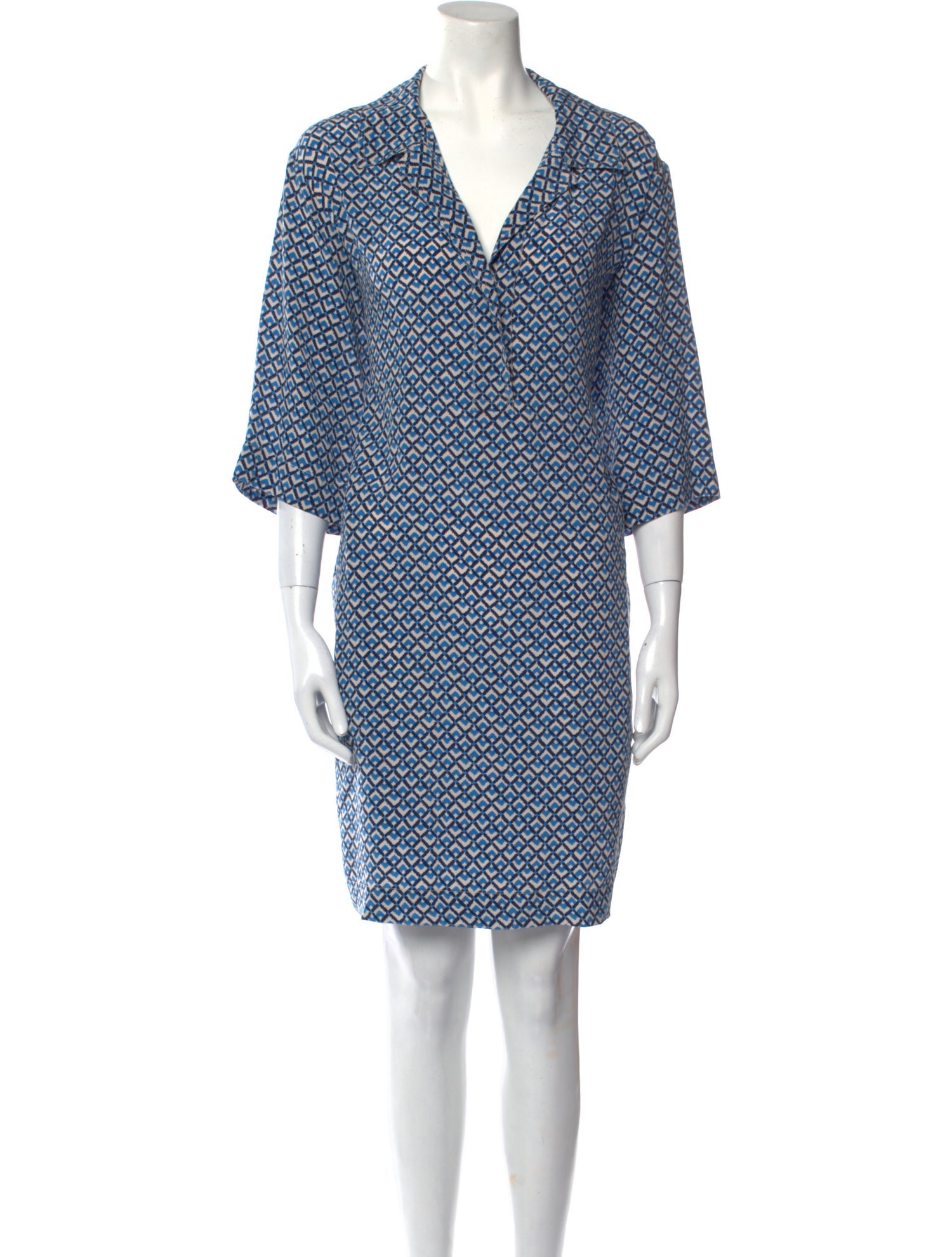 Gerard Darel Silk Knee-Length Dress