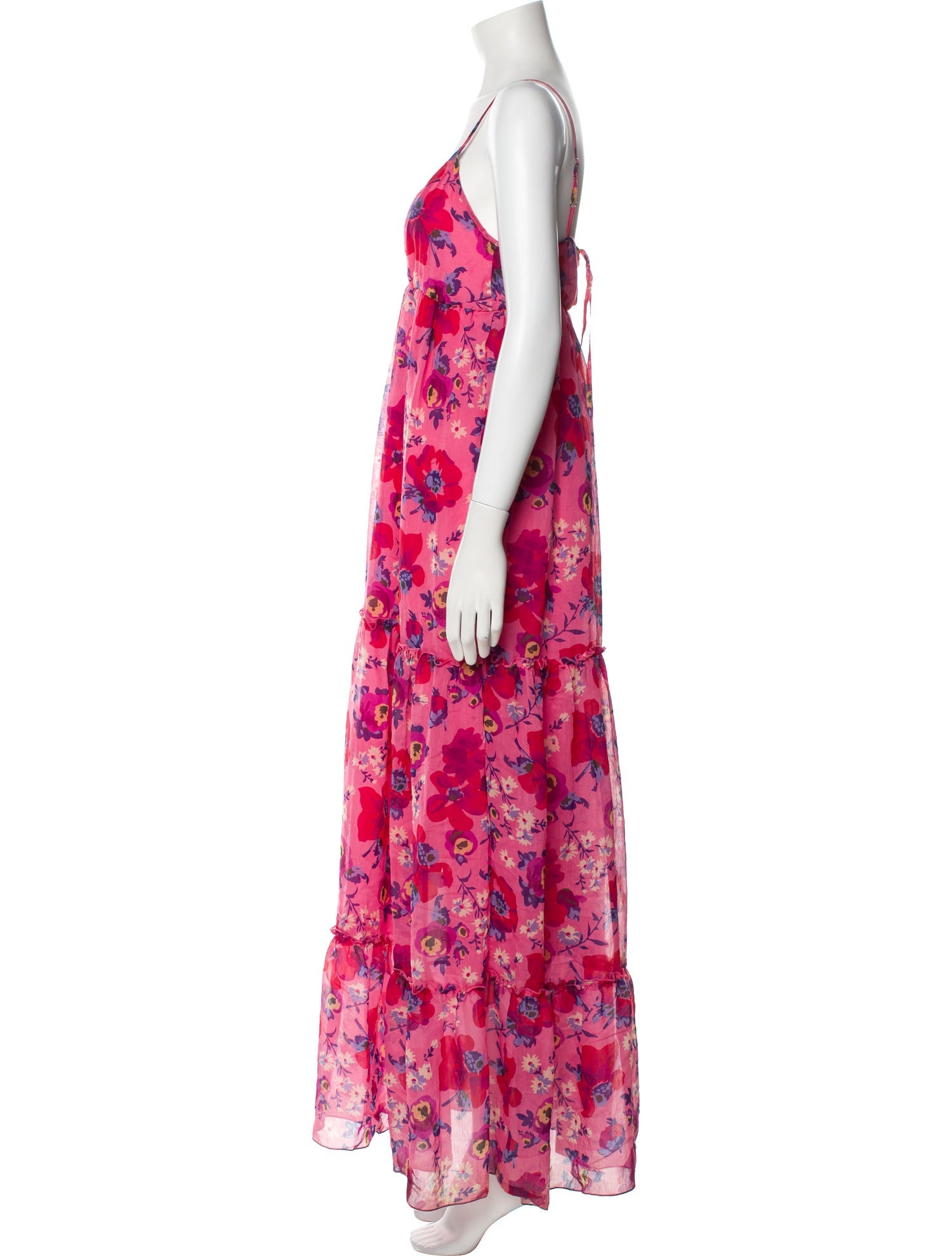 Gerard Darel Floral Print Long Dress