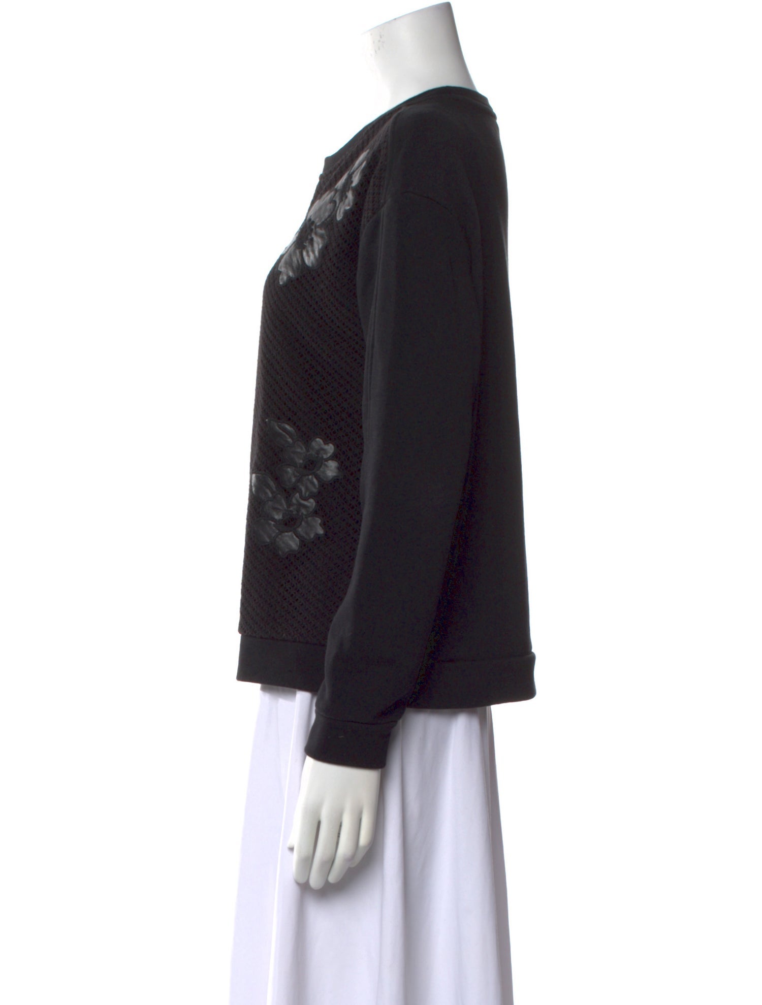 Gerard Darel Crew Neck Long Sleeve Sweatshirt