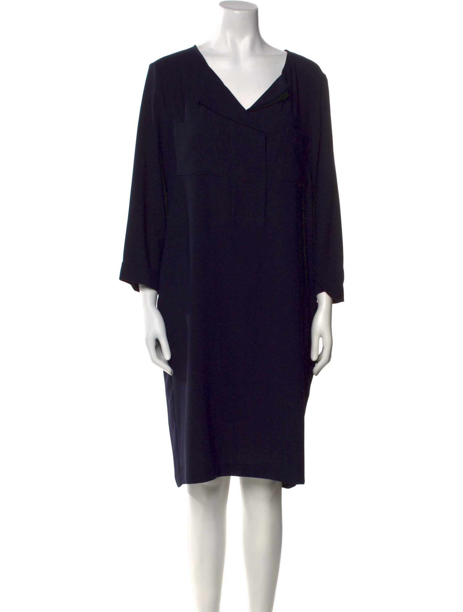Gerard Darel V-Neck Knee-Length Dress