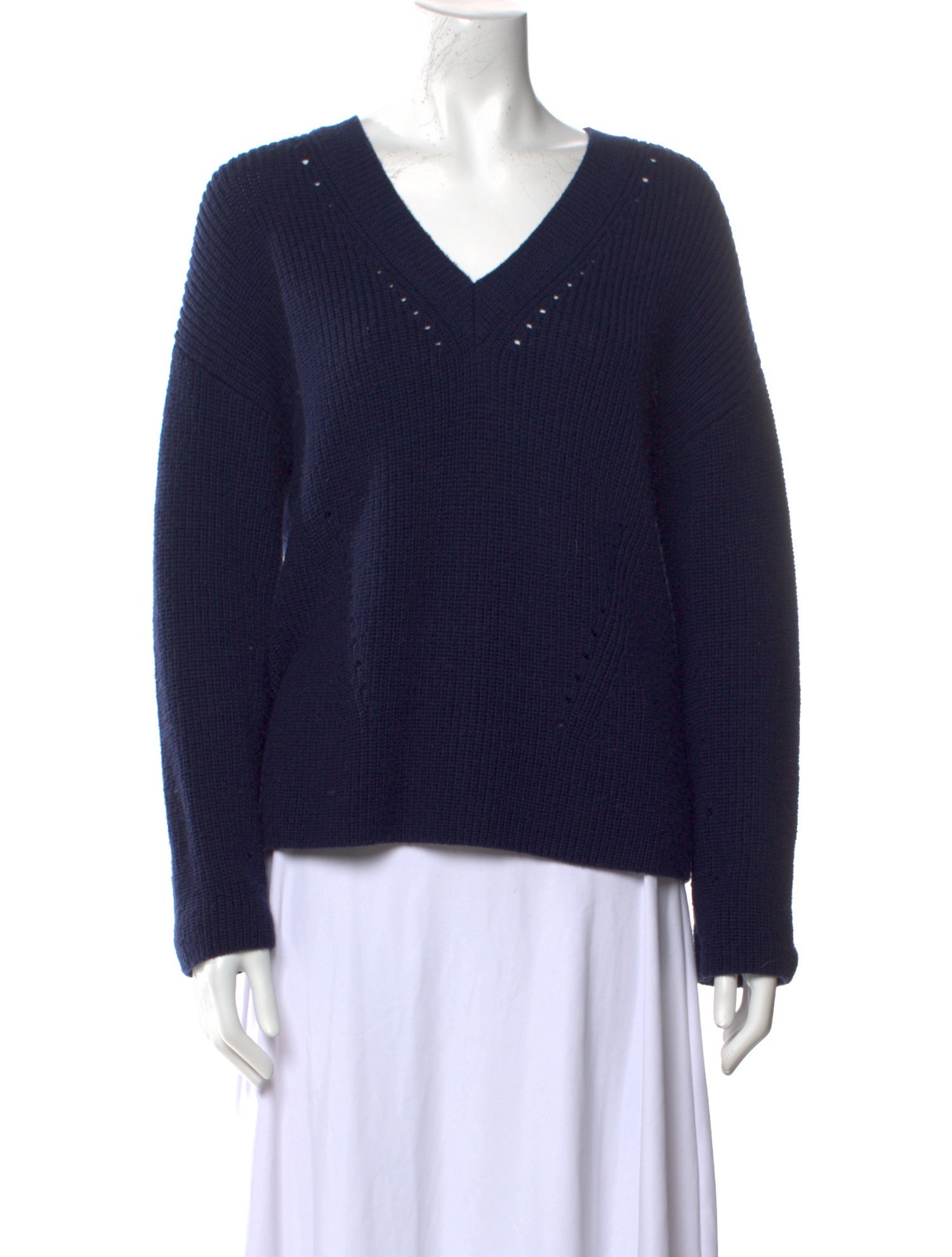 Gerard Darel Merino Wool V-Neck Sweater